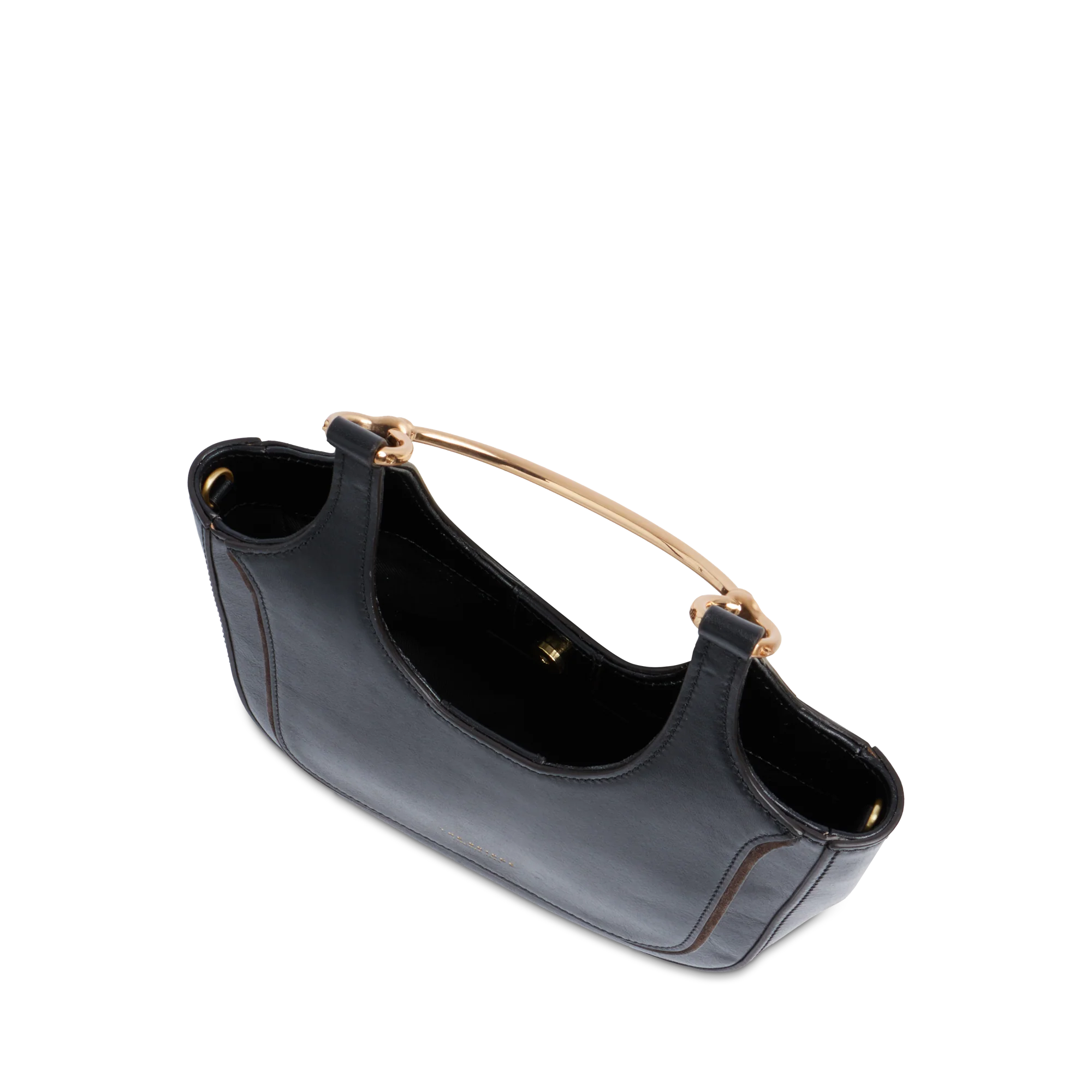 Mini leather hobo bag - Image 4