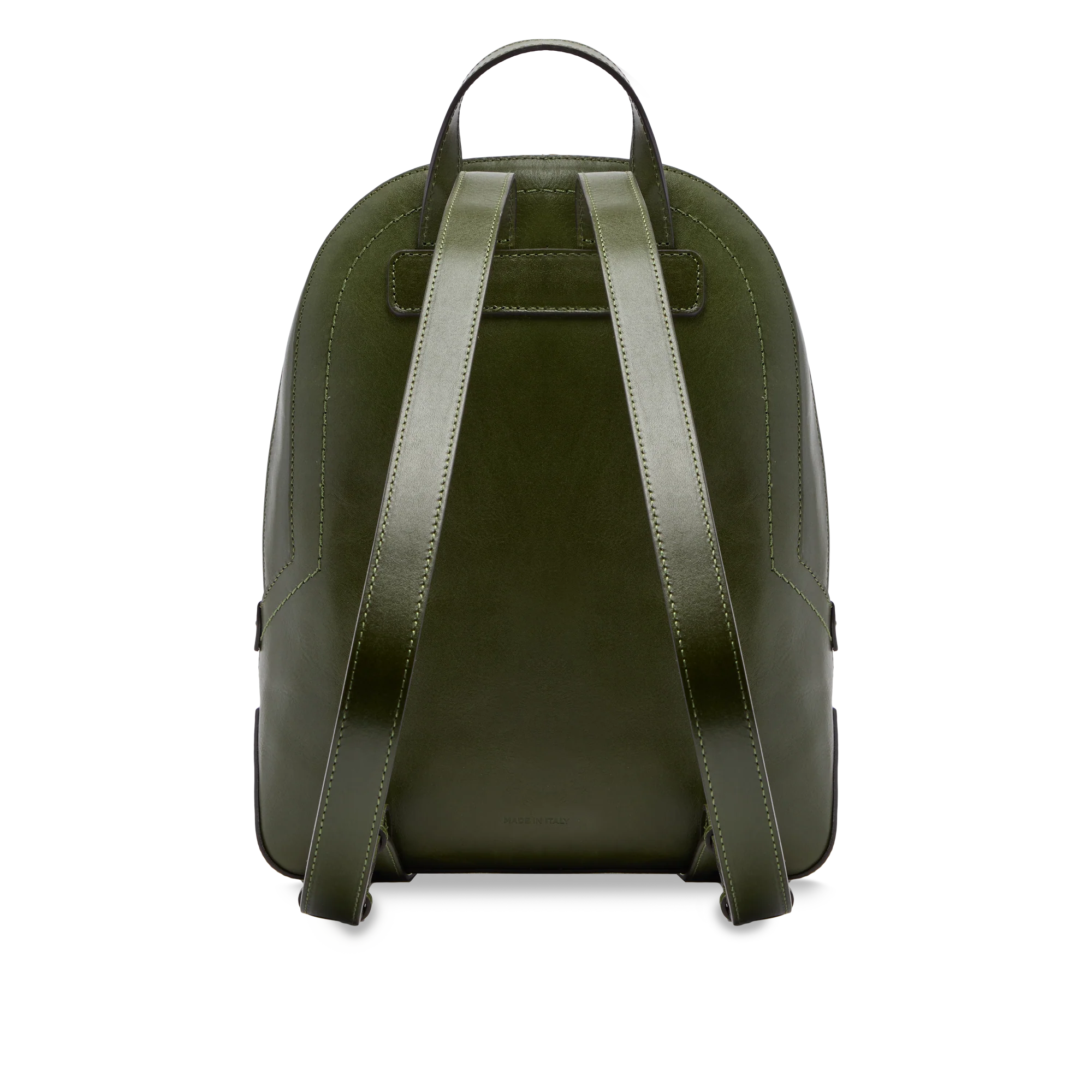 Women’s leather backpack with front pocket - Image 3