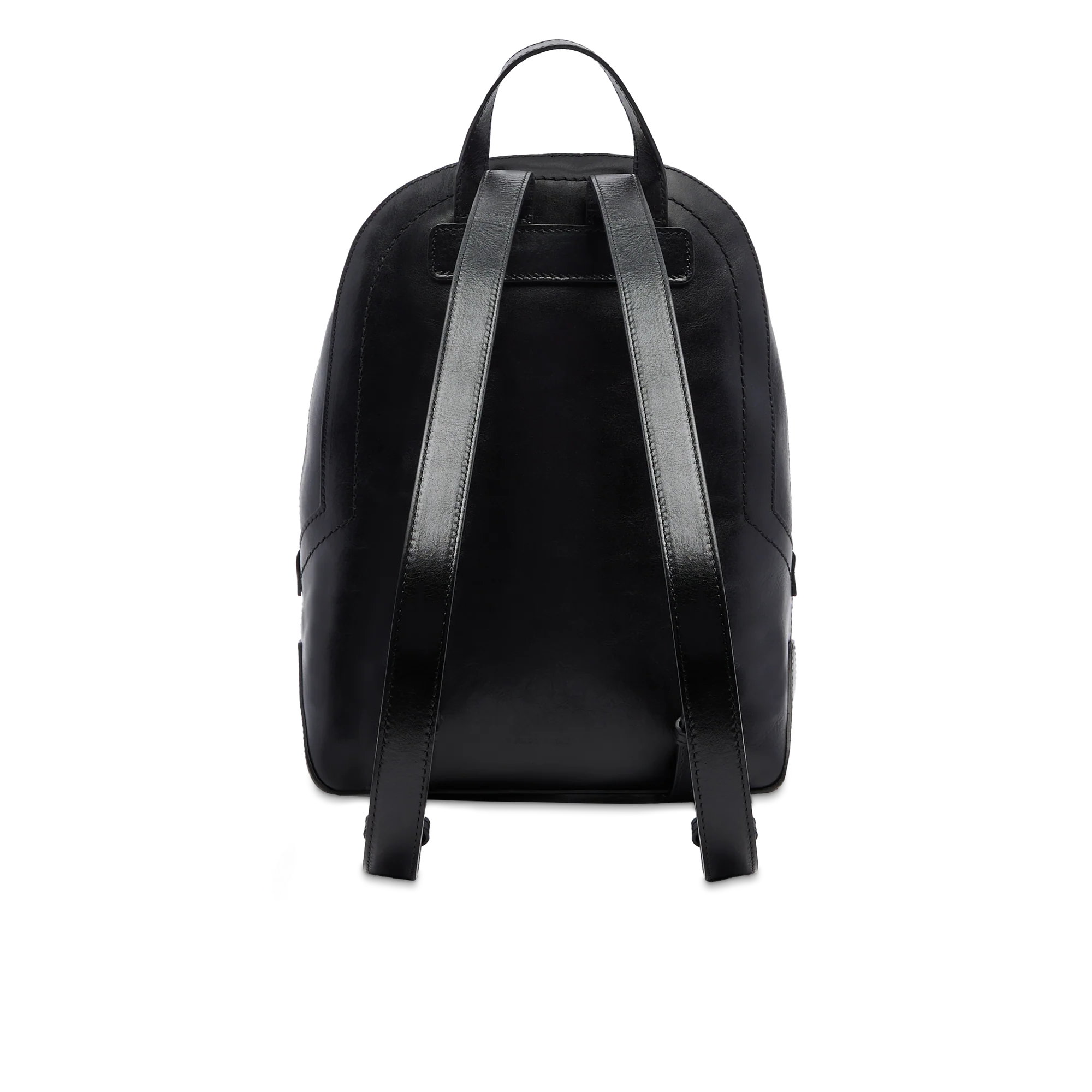 Women’s leather backpack with front pocket - Image 3