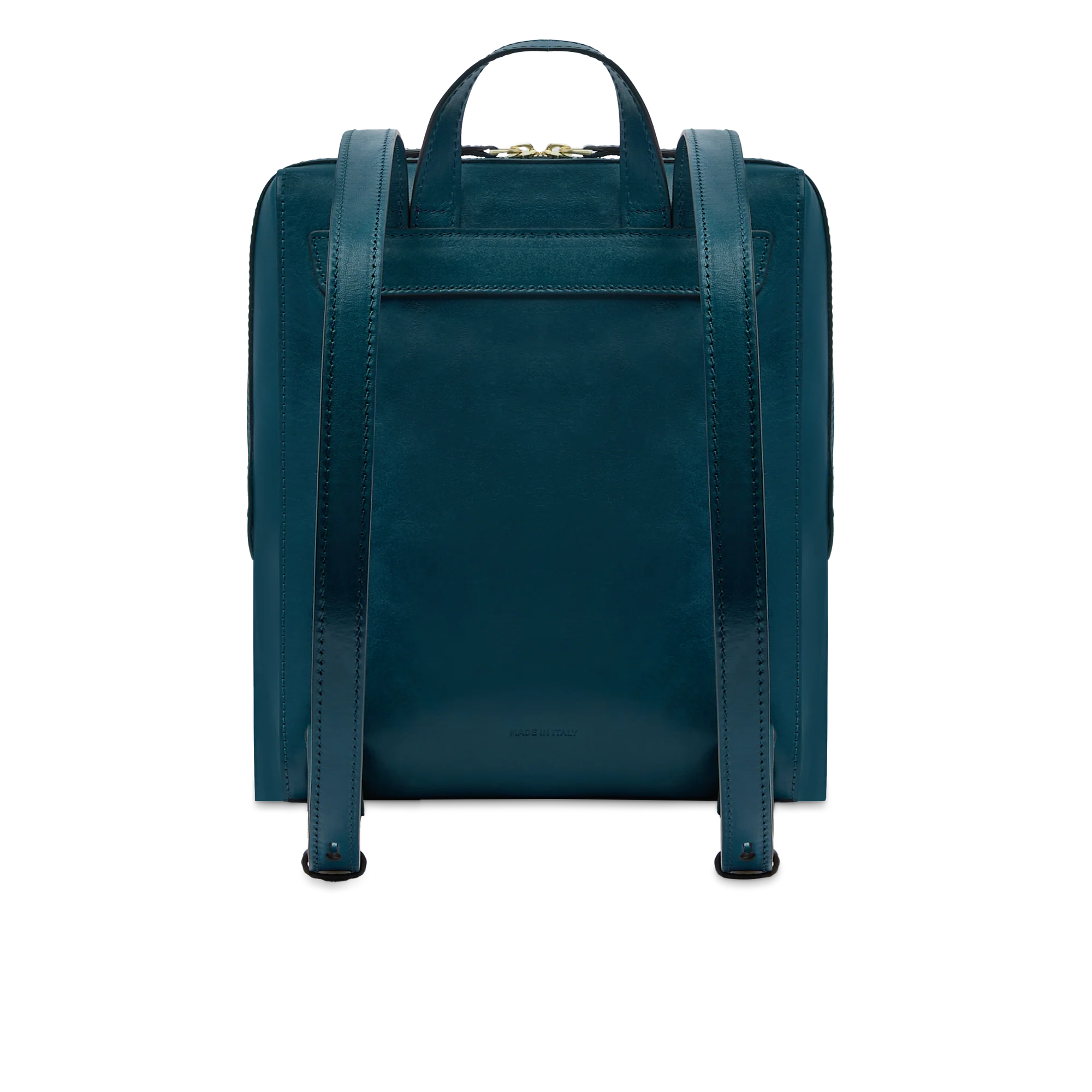 Women’s leather backpack with front pocket - Image 3