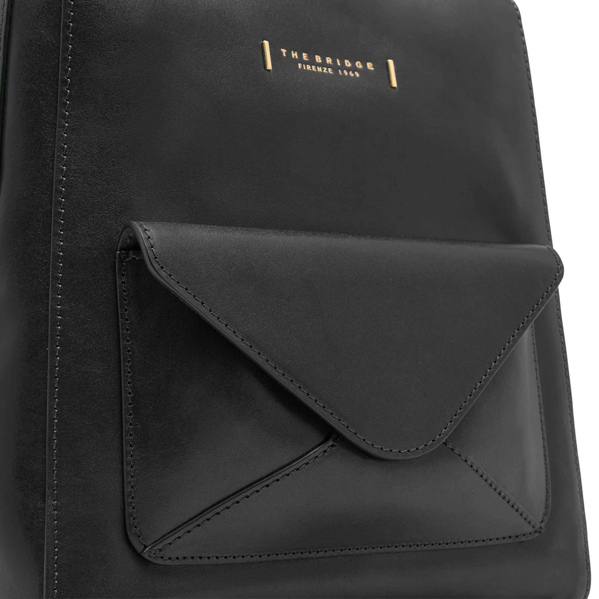 Women’s leather backpack with front pocket - Image 5
