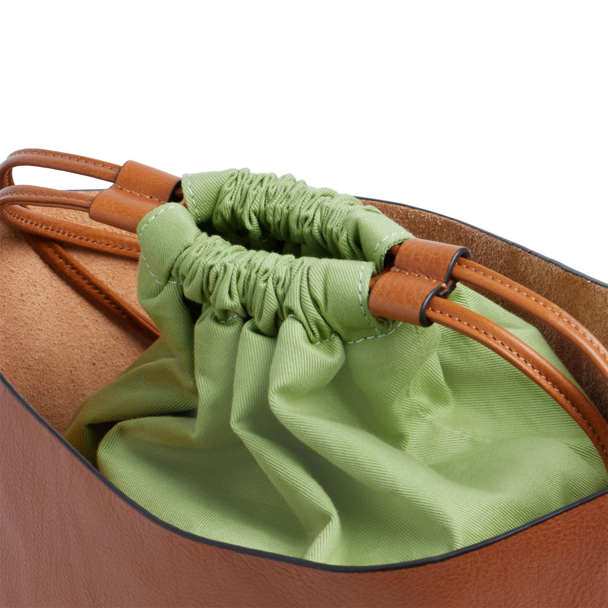 Soft leather bucket bag - Image 5