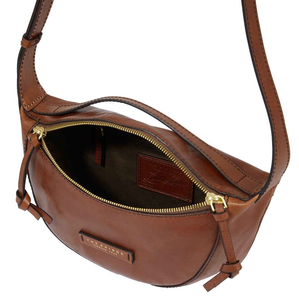 Soft leather crossbody bag small size - Image 4