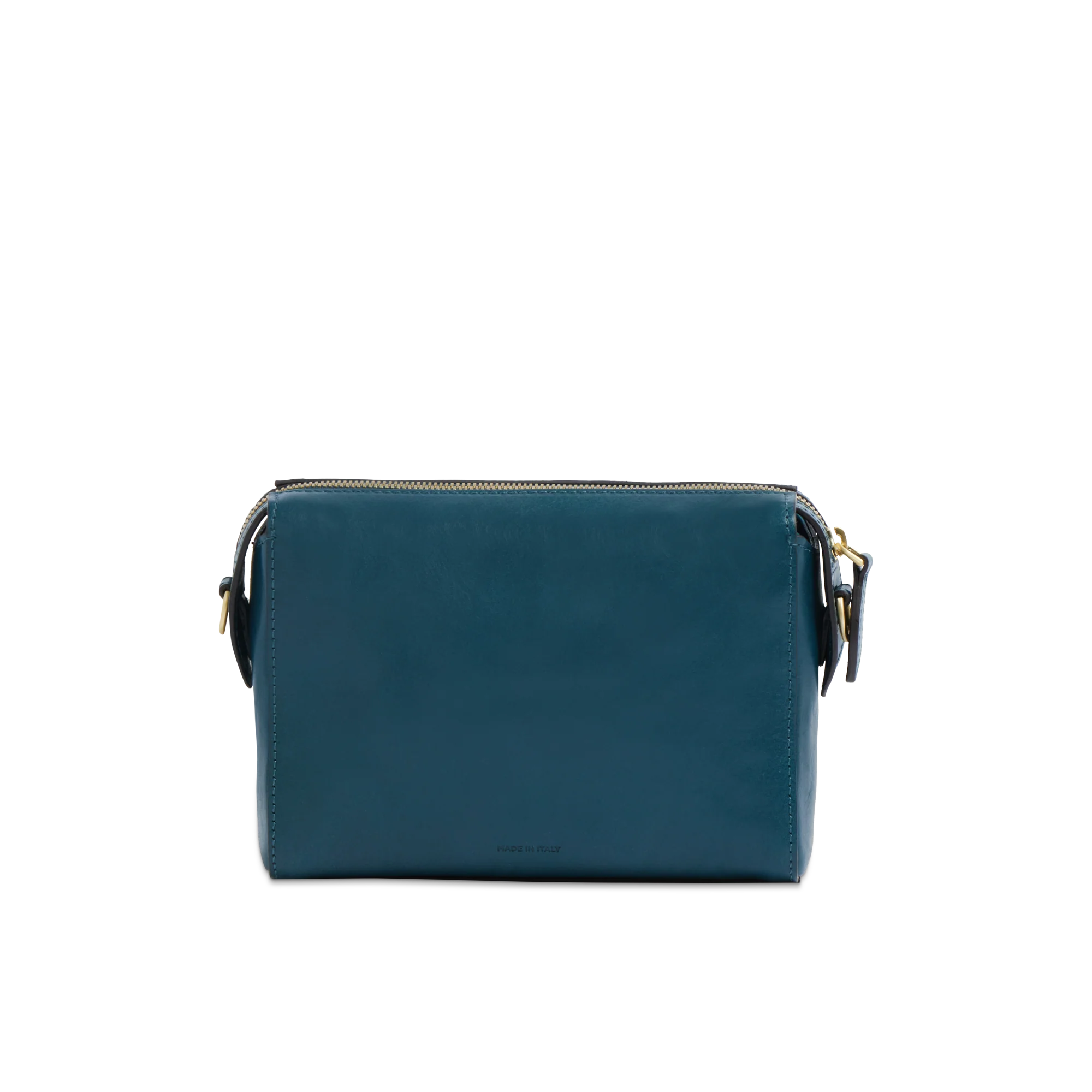 Leather crossbody bag with zip closure - Image 3