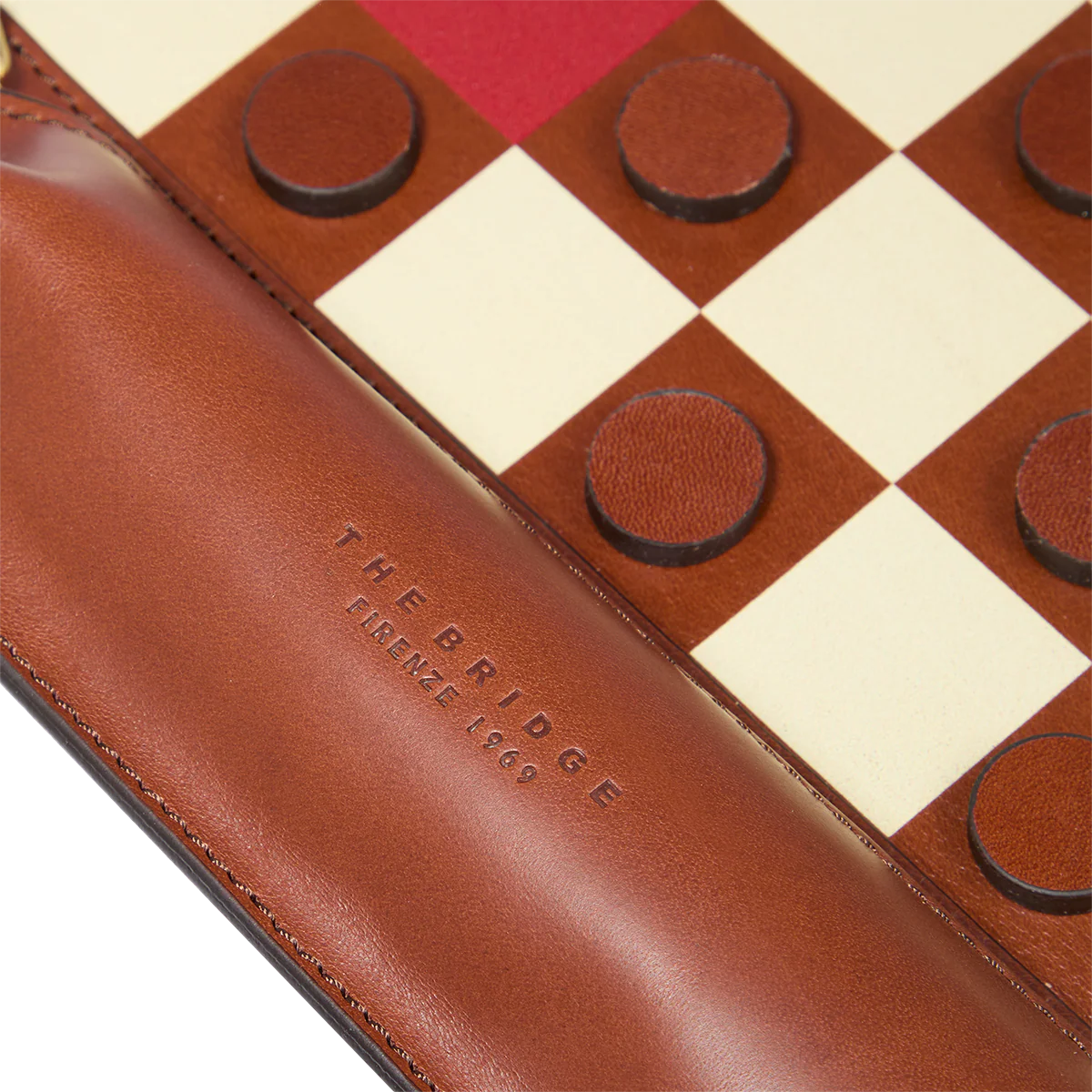 Leather checkers game - Image 2