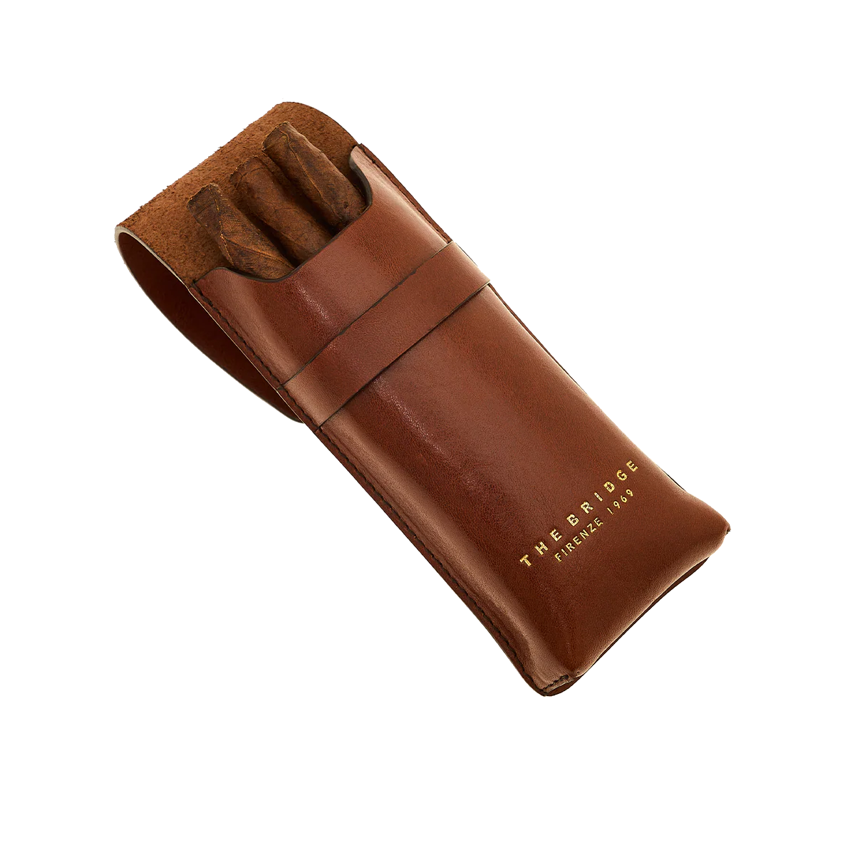 Leather cigar case