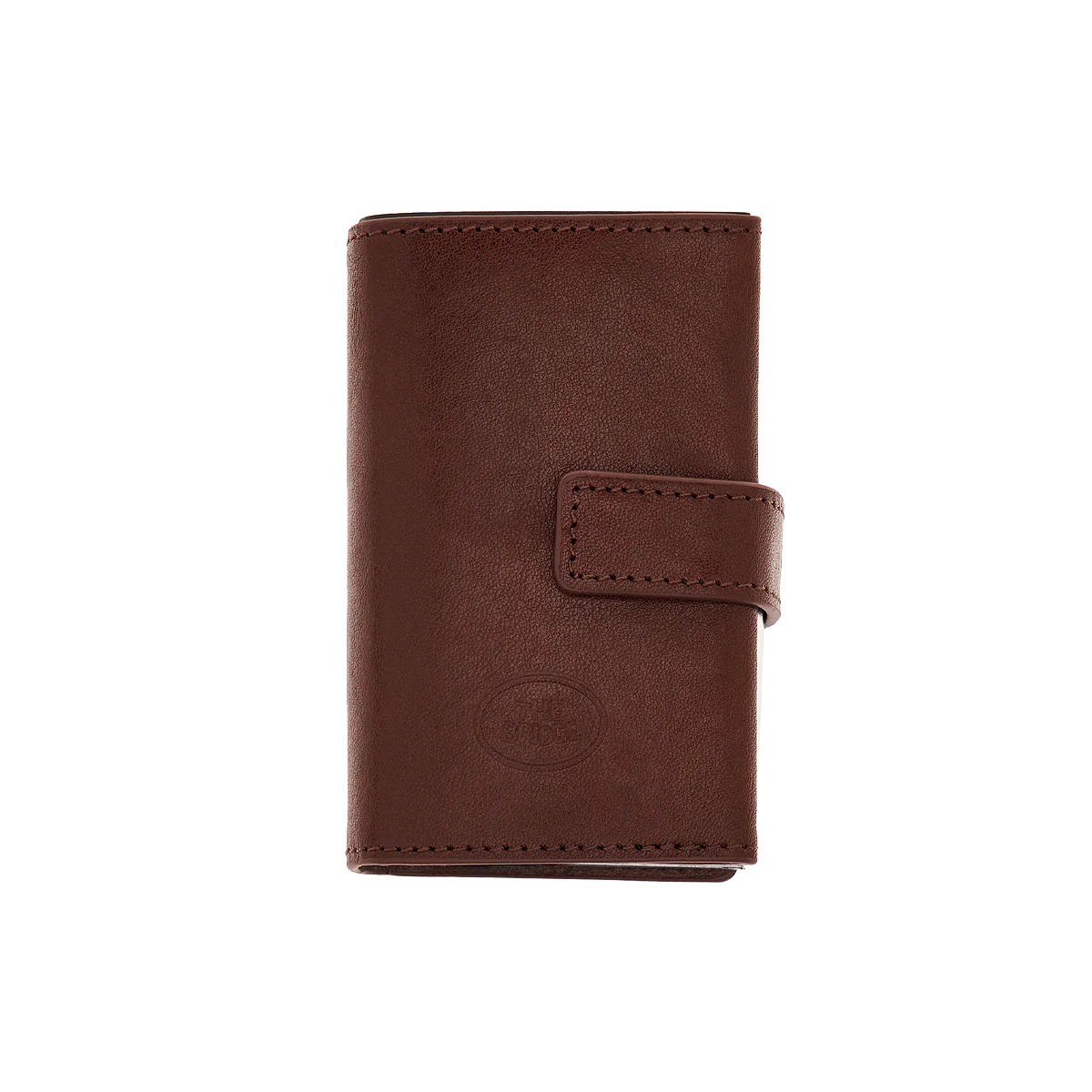 Leather card holder with RFID protection