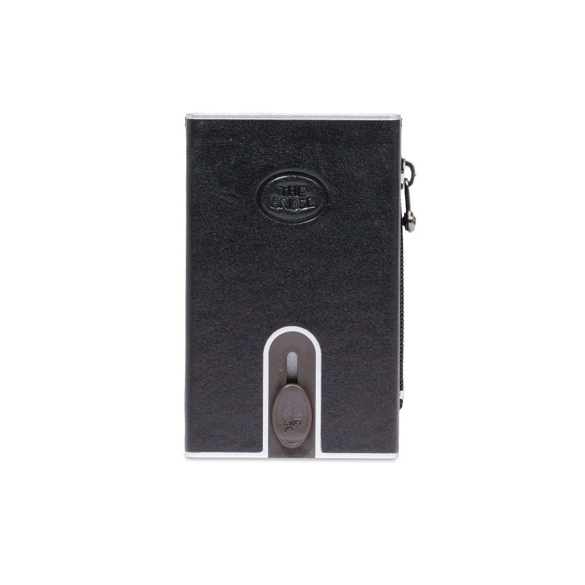 Leather card holder with RFID protection