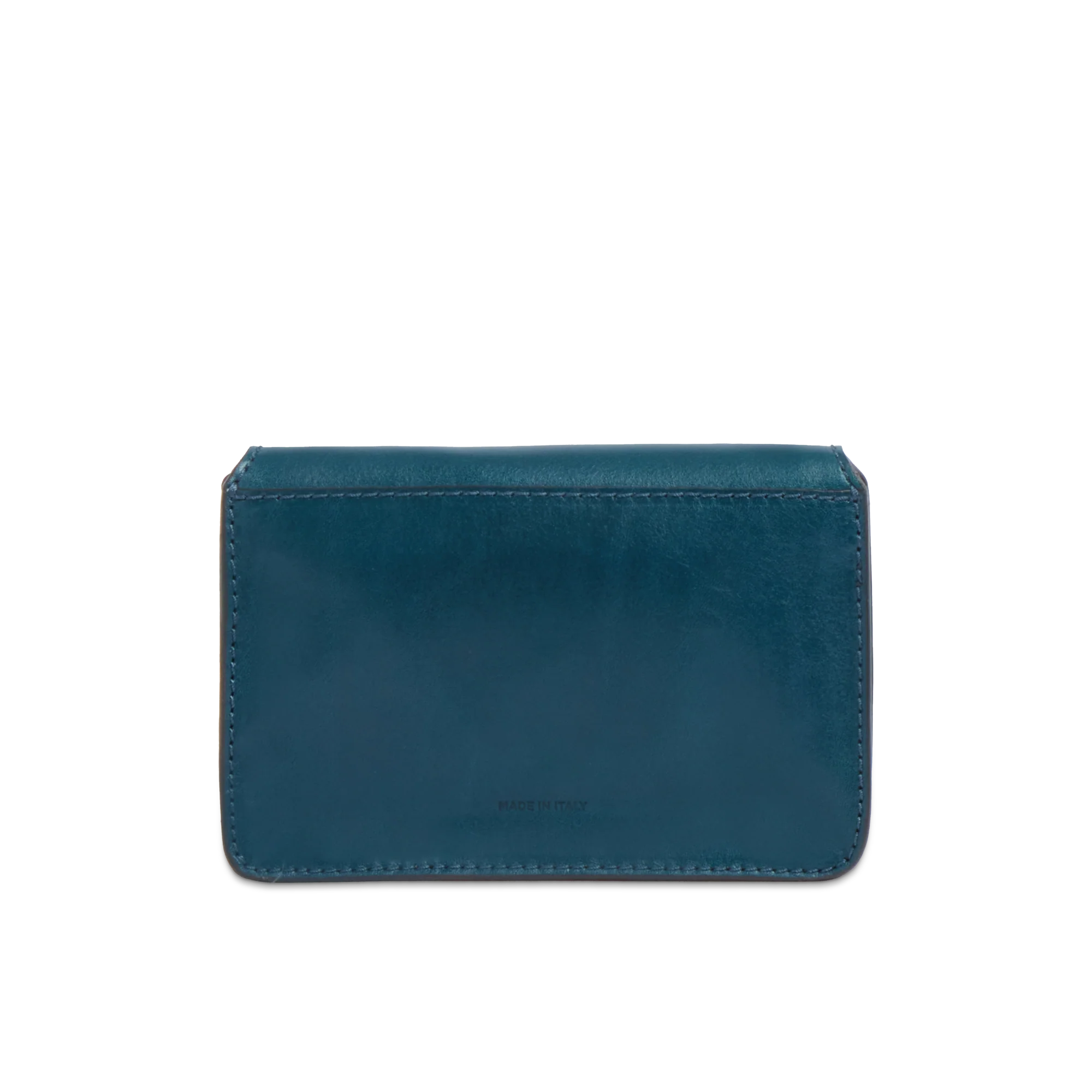 Leather crossbody bag with chain - Image 3