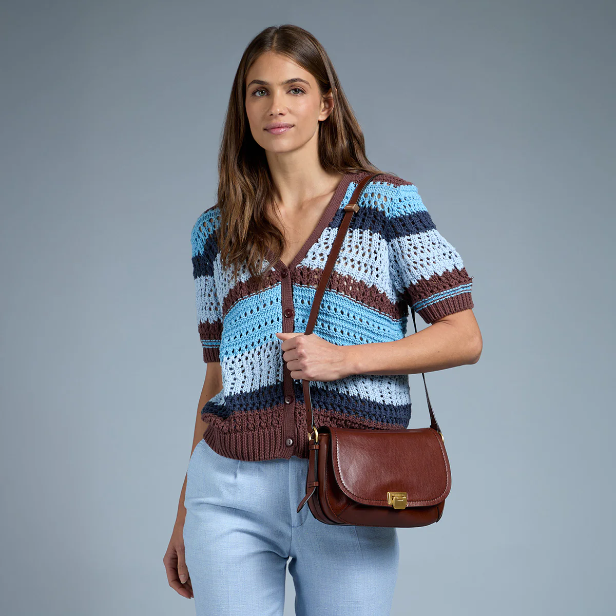 Leather crossbody bag - Image 6