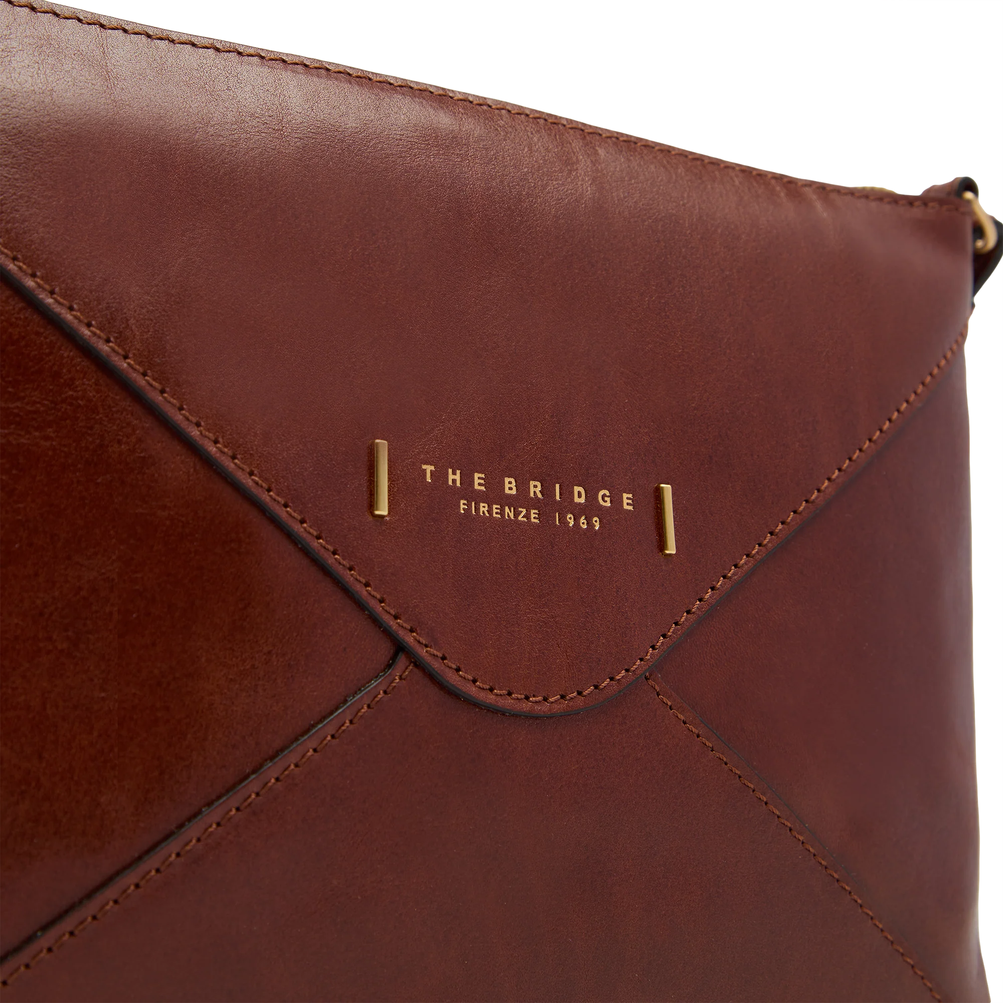 Leather crossbody bag with zip closure - Image 5