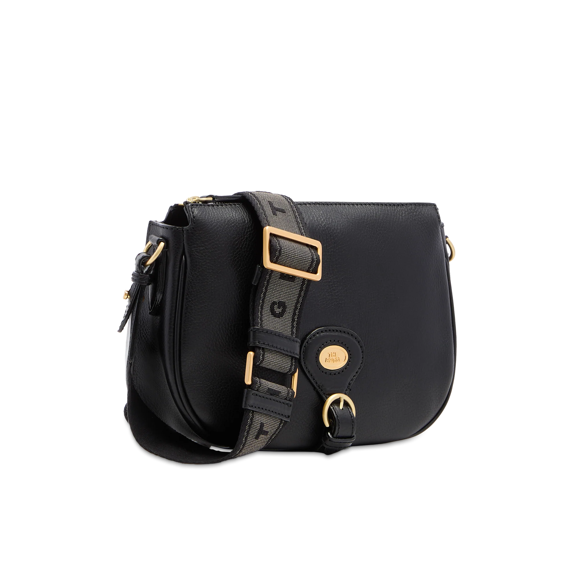 Women’s leather crossbody bag with zip closure - Image 2