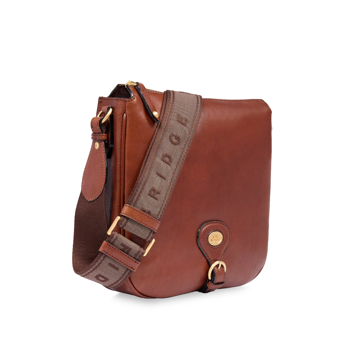 Leather crossbody bag for women with zip closure - Image 2