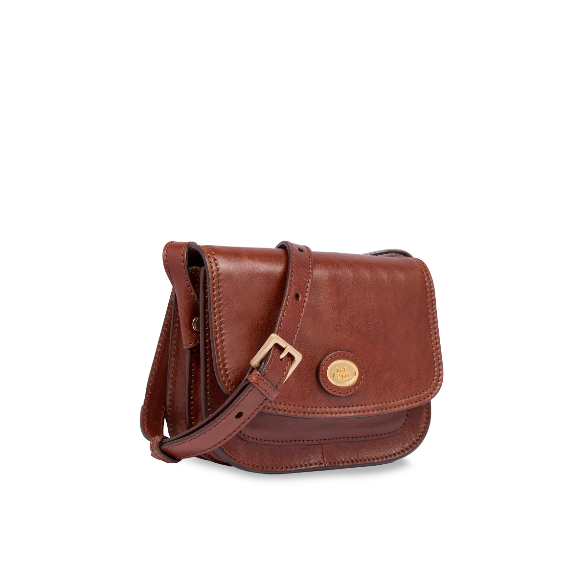 Small leather crossbody with compartments - Image 2