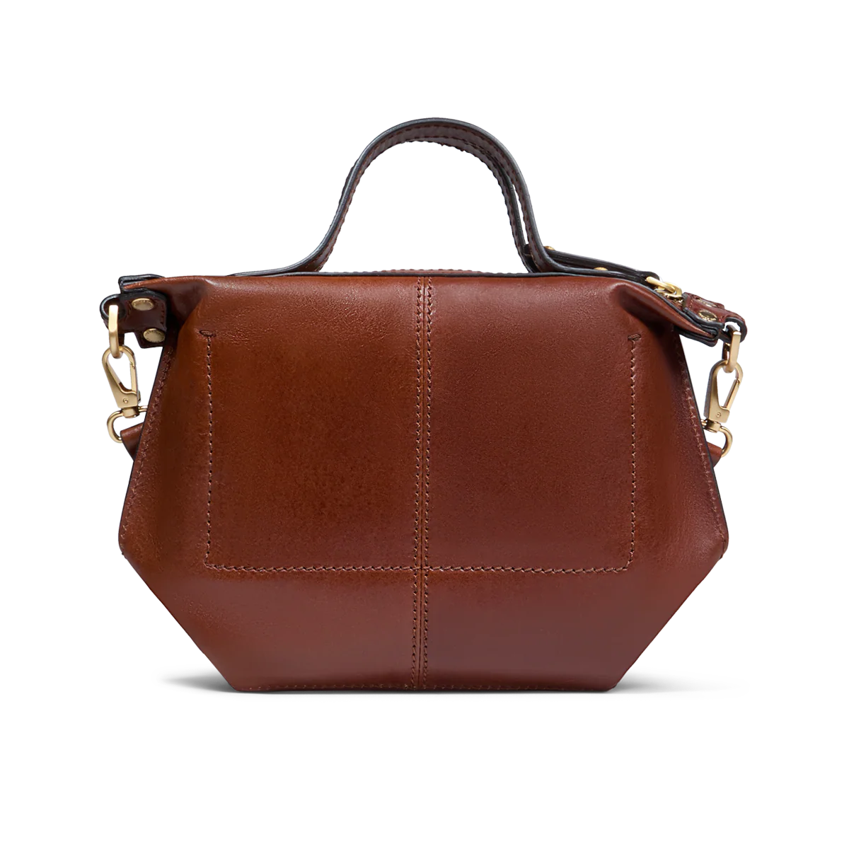Crossbody bag in leather with zip closure - size s - Image 3
