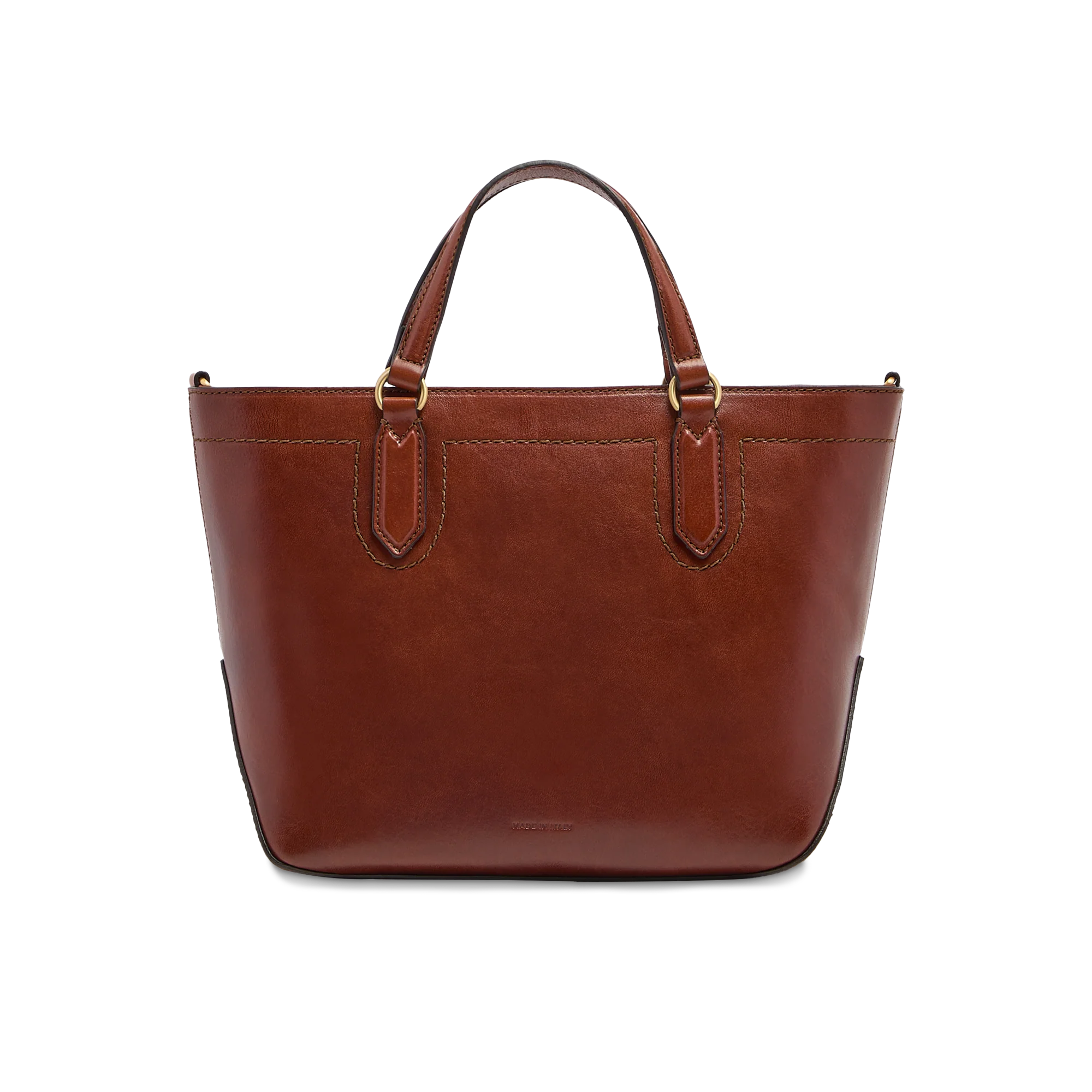 Leather handbag with removable shoulder strap - Image 3