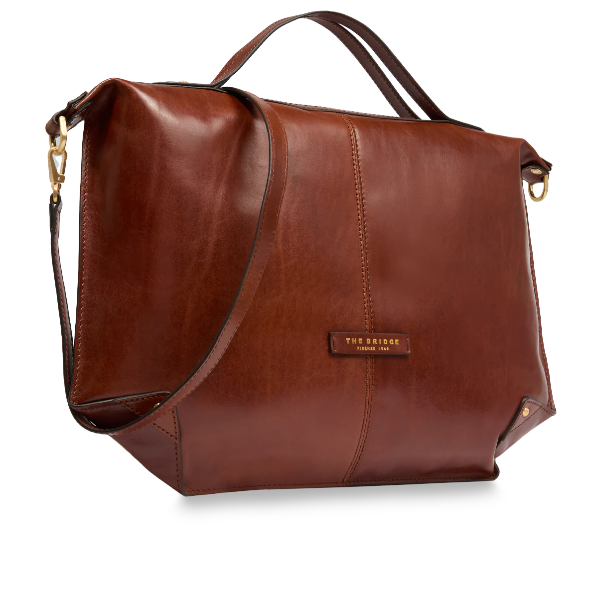Crossbody bag in leather with zip closure - size l - Image 2