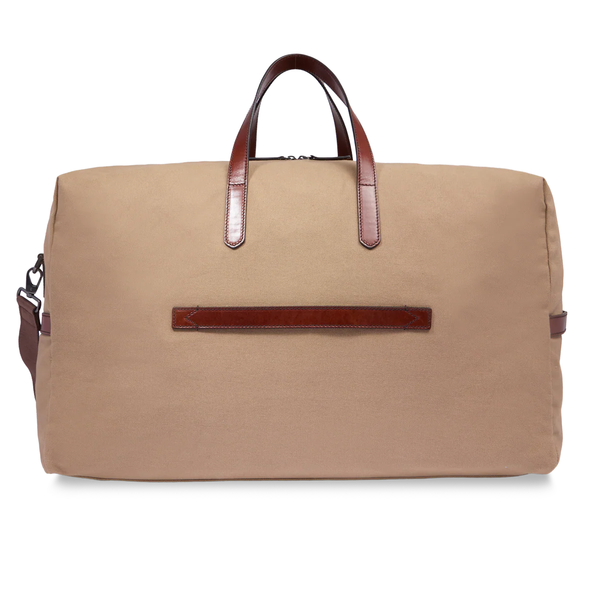 Leather and fabric duffle bag big size - Image 3