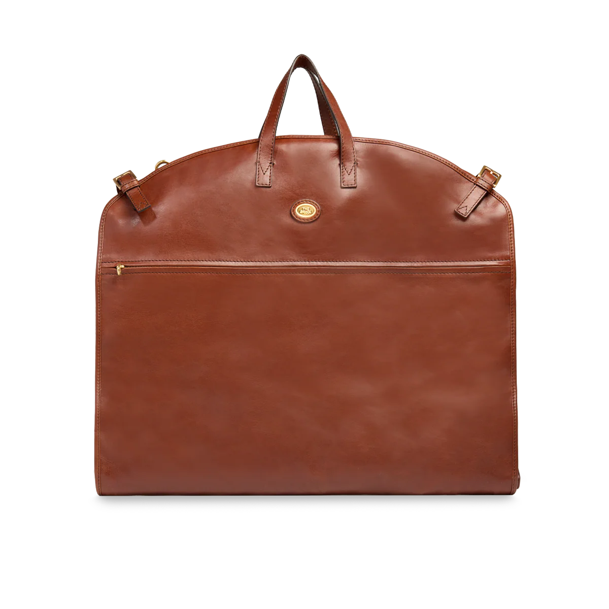Leather garment bag