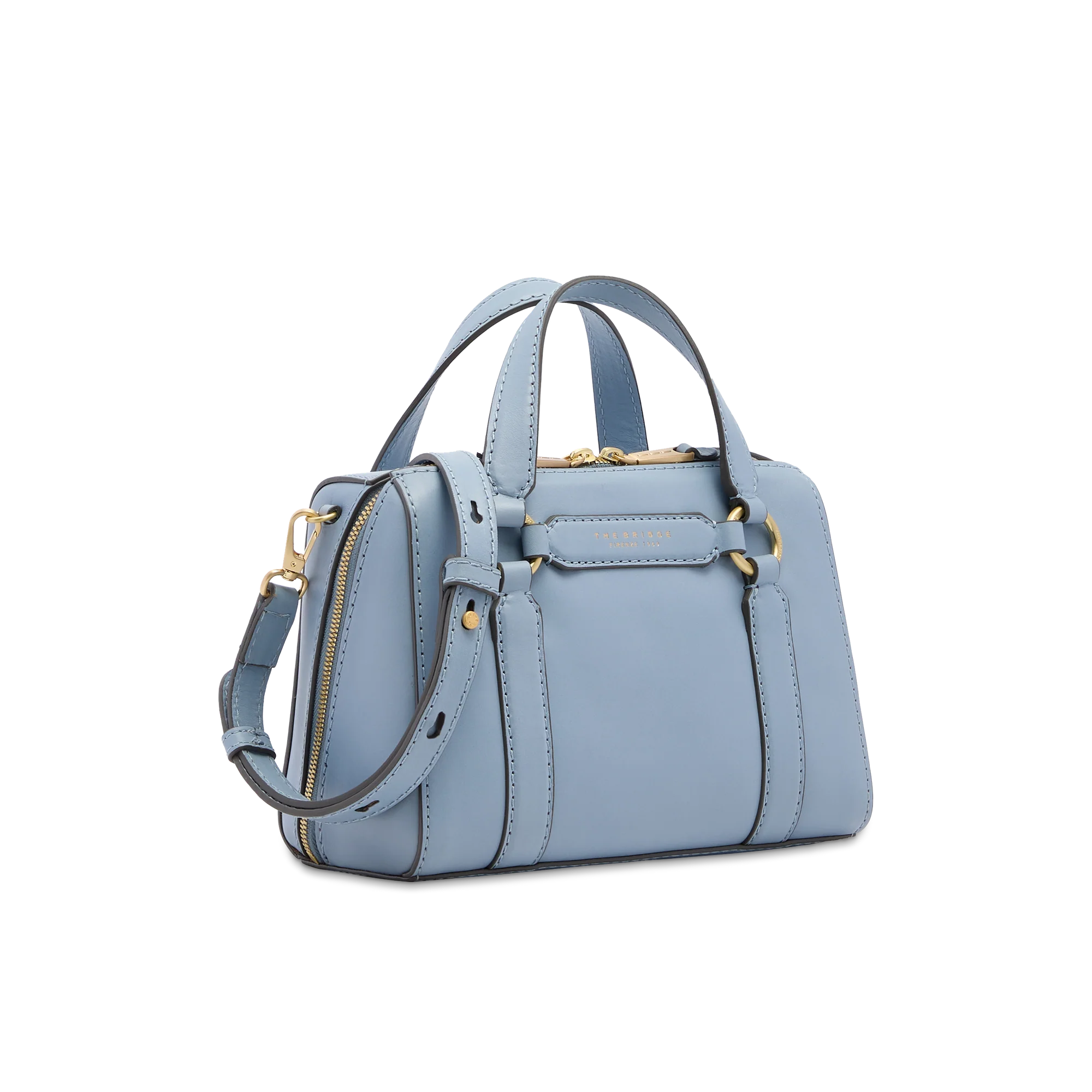 Leather handbag with removable shoulder strap - Image 2