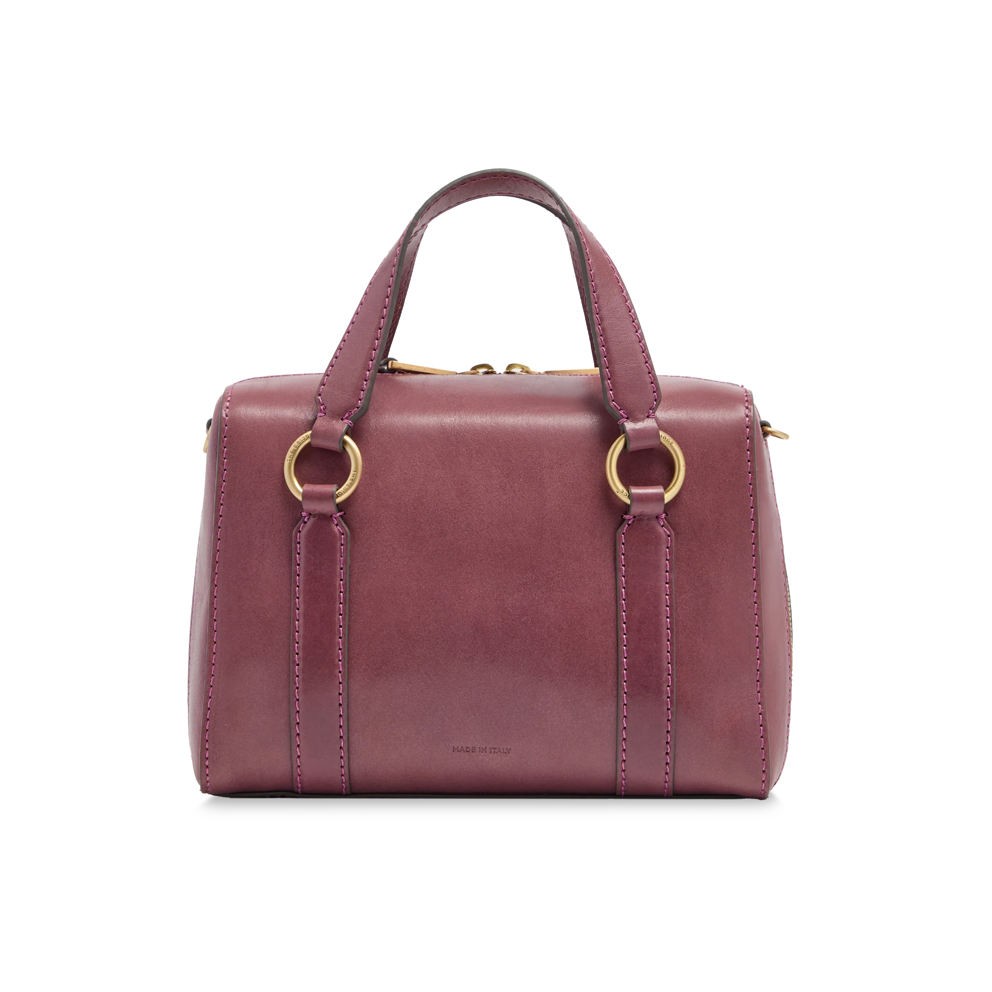 Leather handbag with removable shoulder strap - Image 3