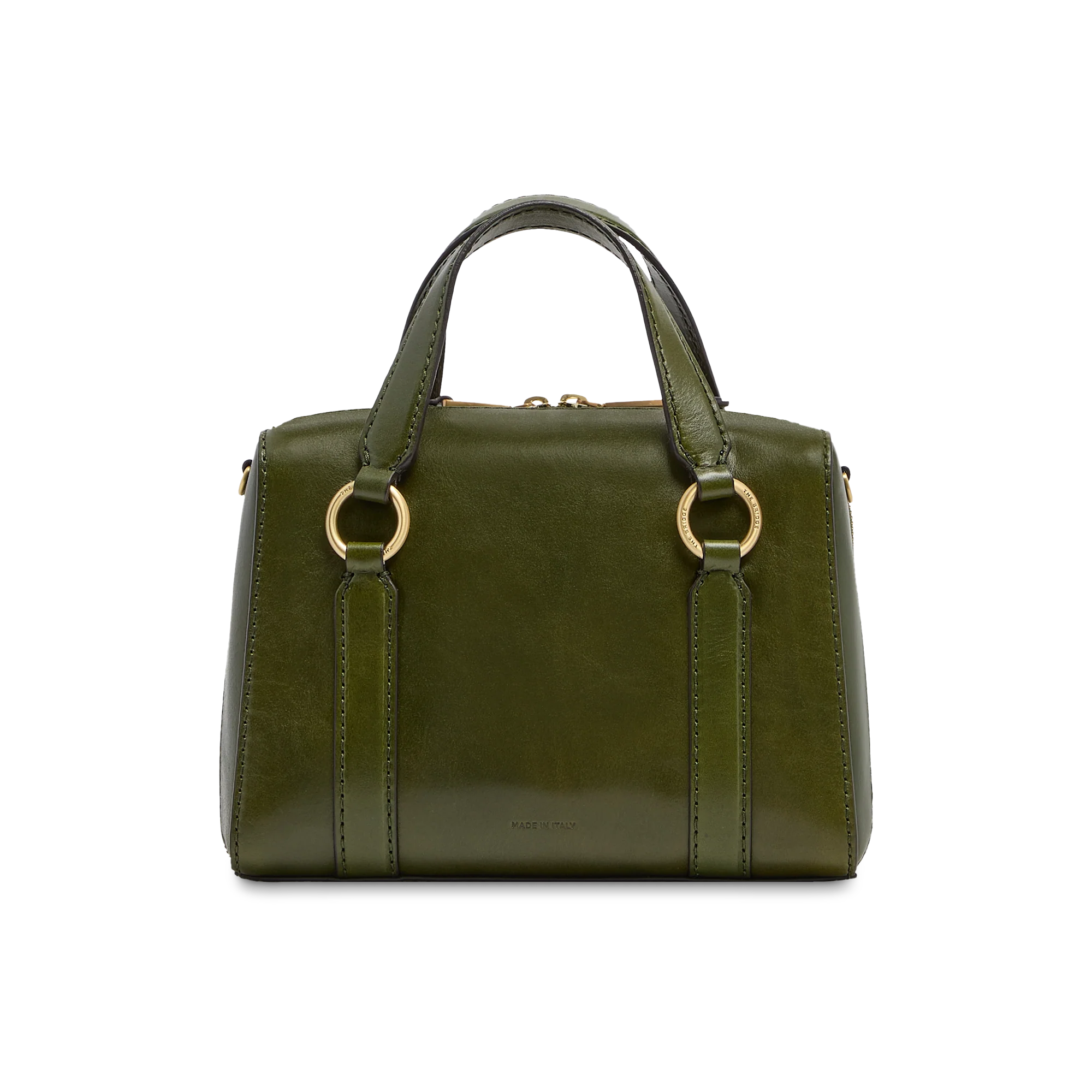 Leather handbag with removable shoulder strap - Image 3