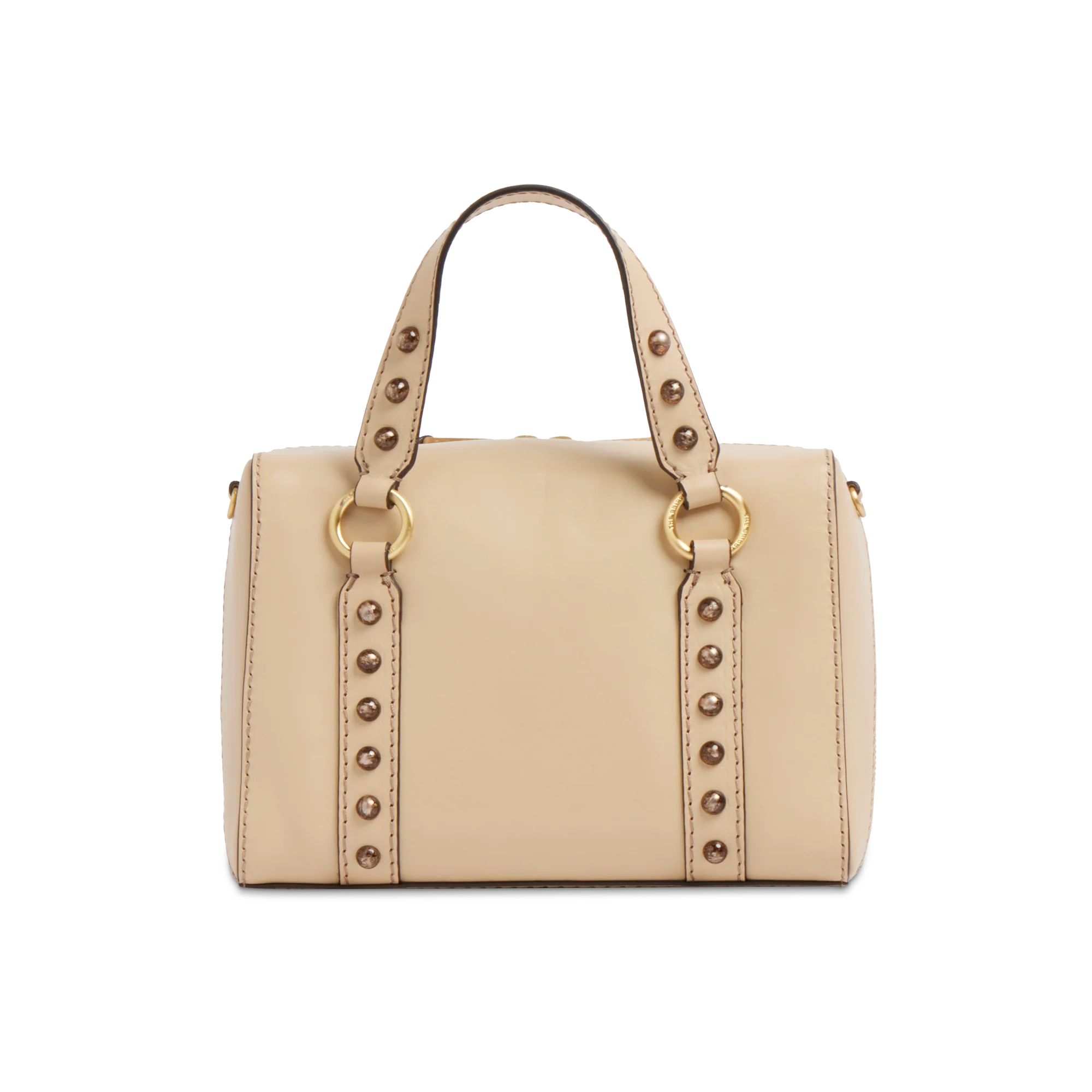 Leather handbag with removable shoulder strap - Image 3