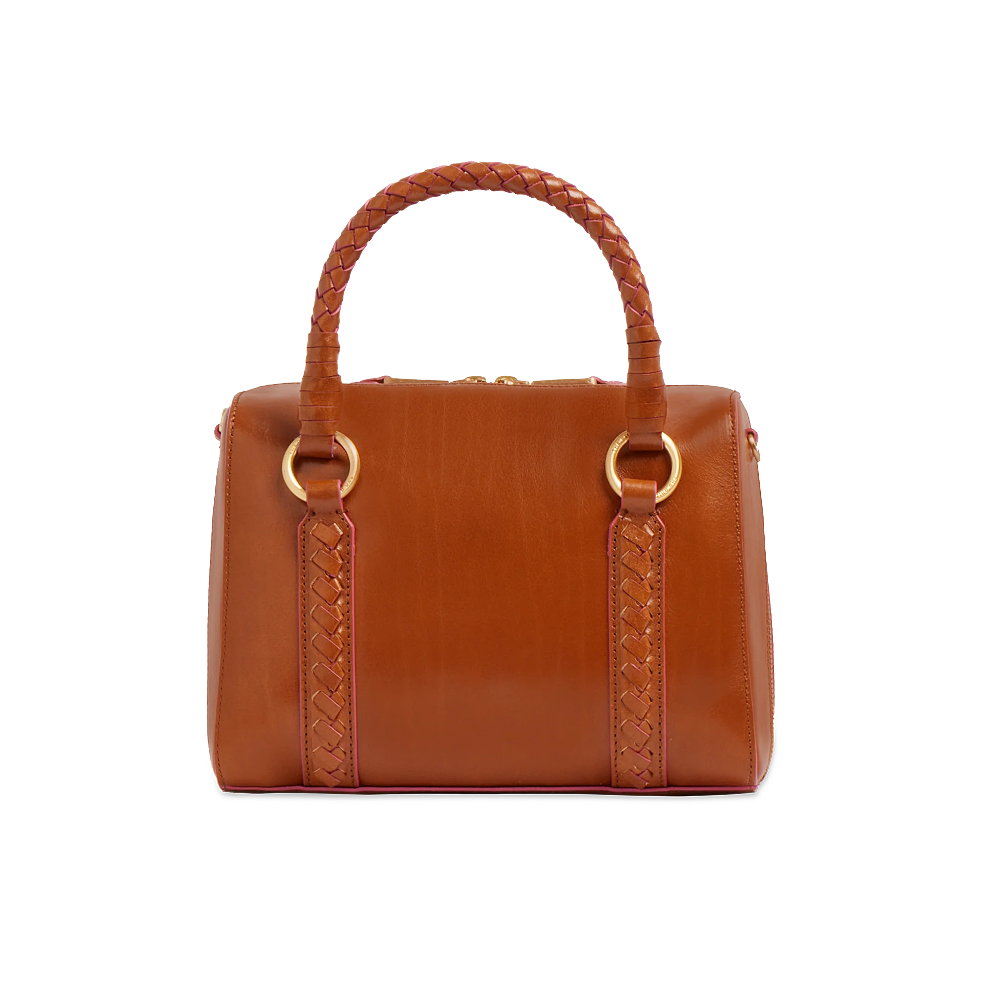 Leather handbag with removable shoulder strap - Image 3