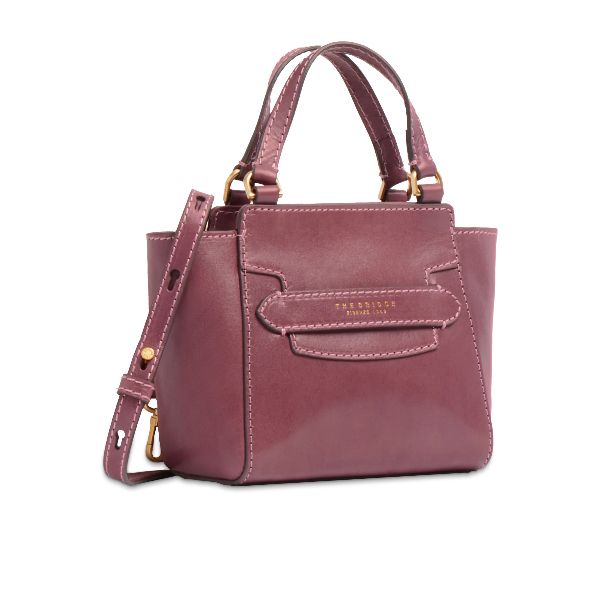 Women’s leather bag with removable shoulder strap - Image 2
