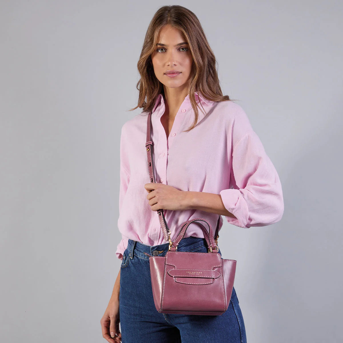Women’s leather bag with removable shoulder strap - Image 6