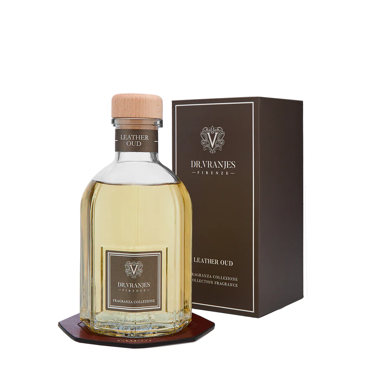 Special Edition room fragrance Leather Oud (500 ml) with leather disc