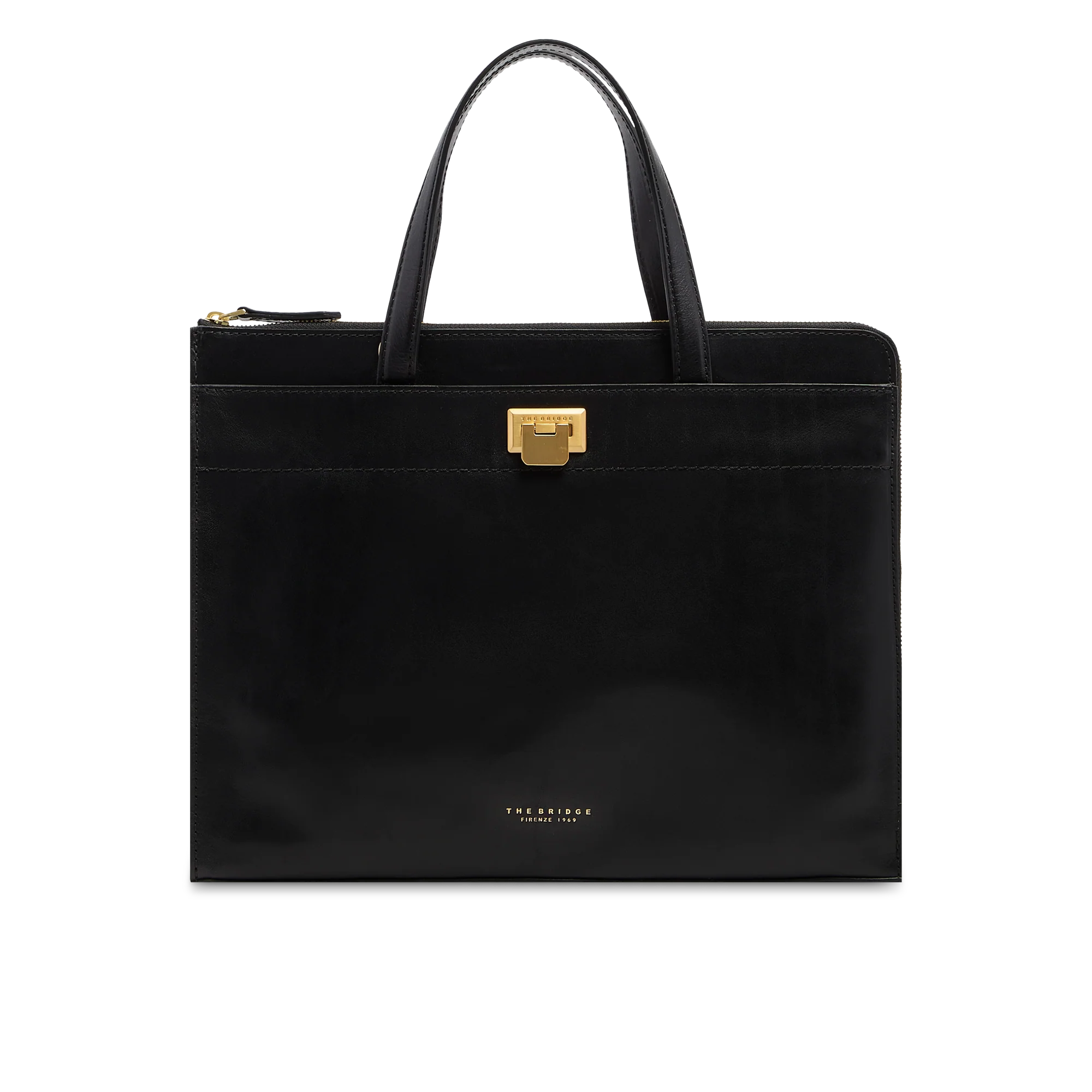 Women’s leather laptop briefcase