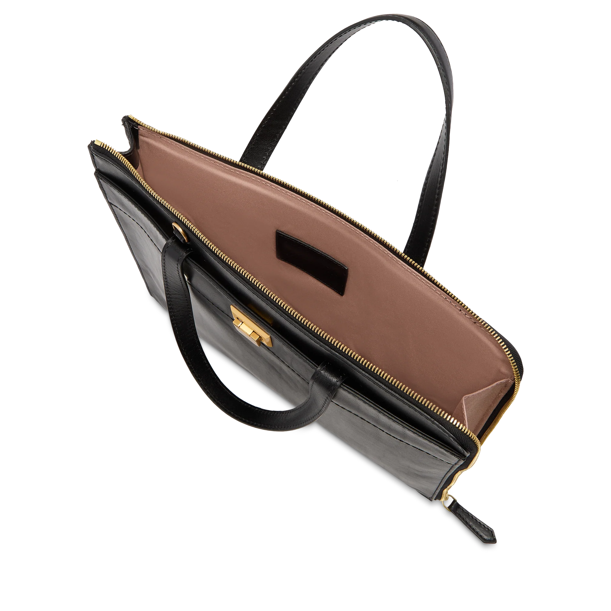 Women’s leather laptop briefcase - Image 4