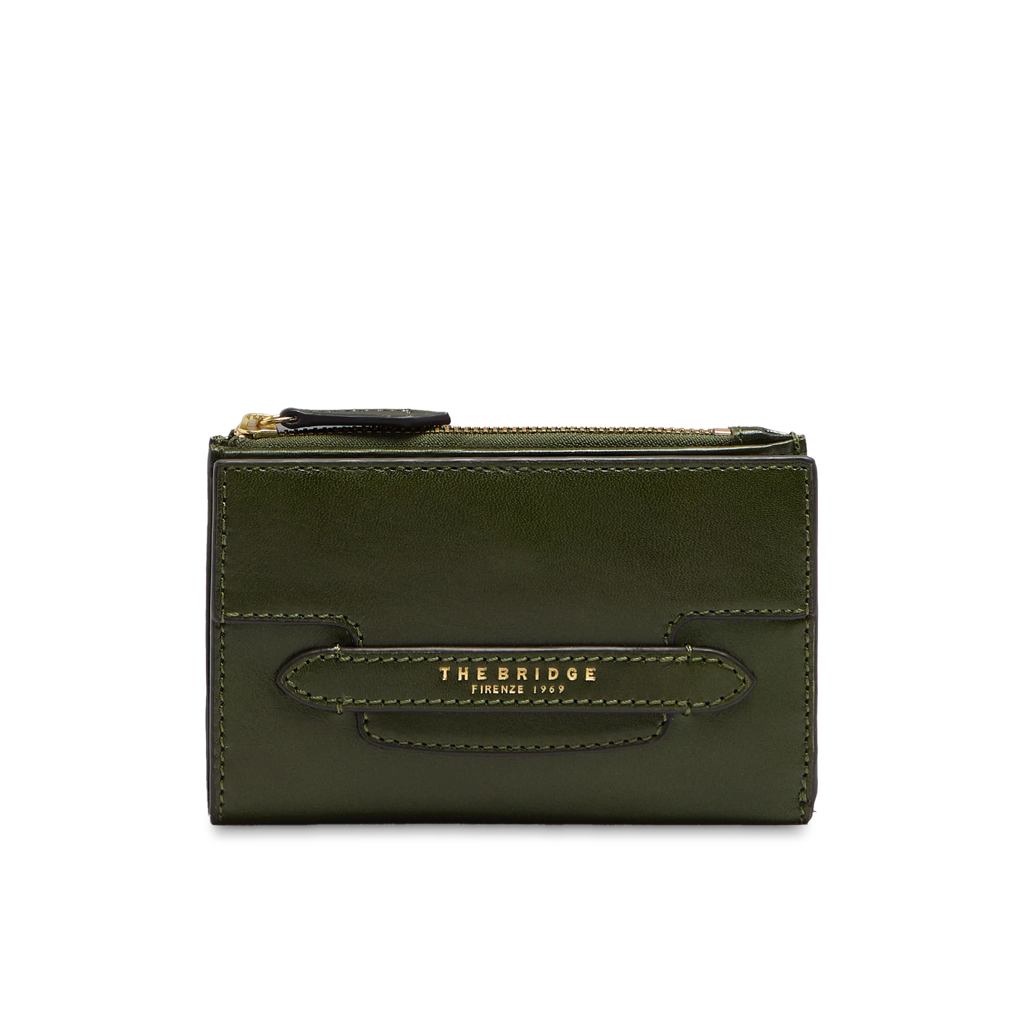 Small women’s leather wallet with coin pocket