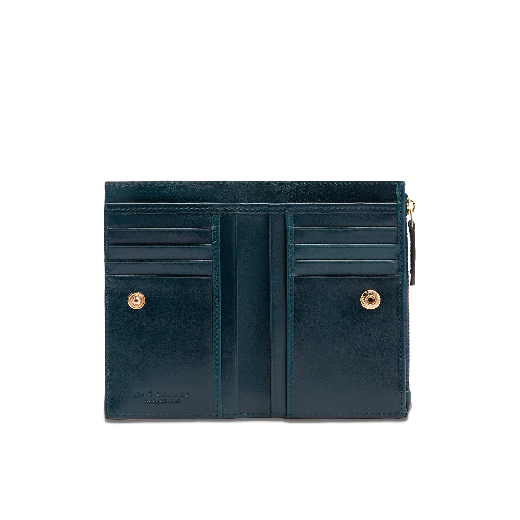 Small women’s leather wallet with coin pocket - Image 4