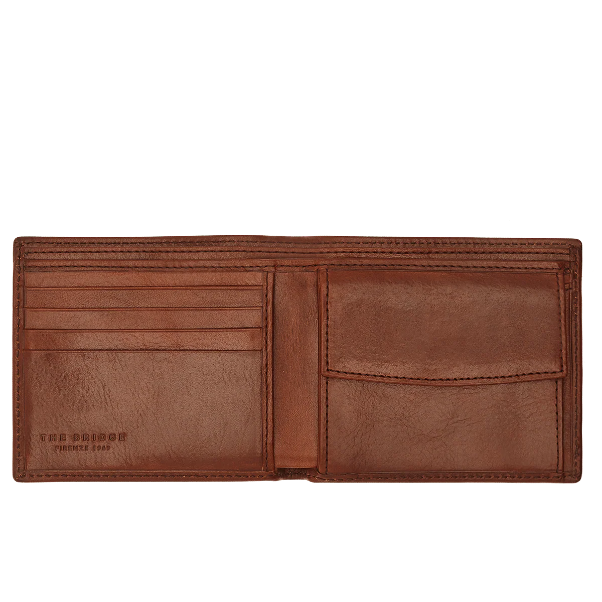 Men’s leather wallet with coin pocket