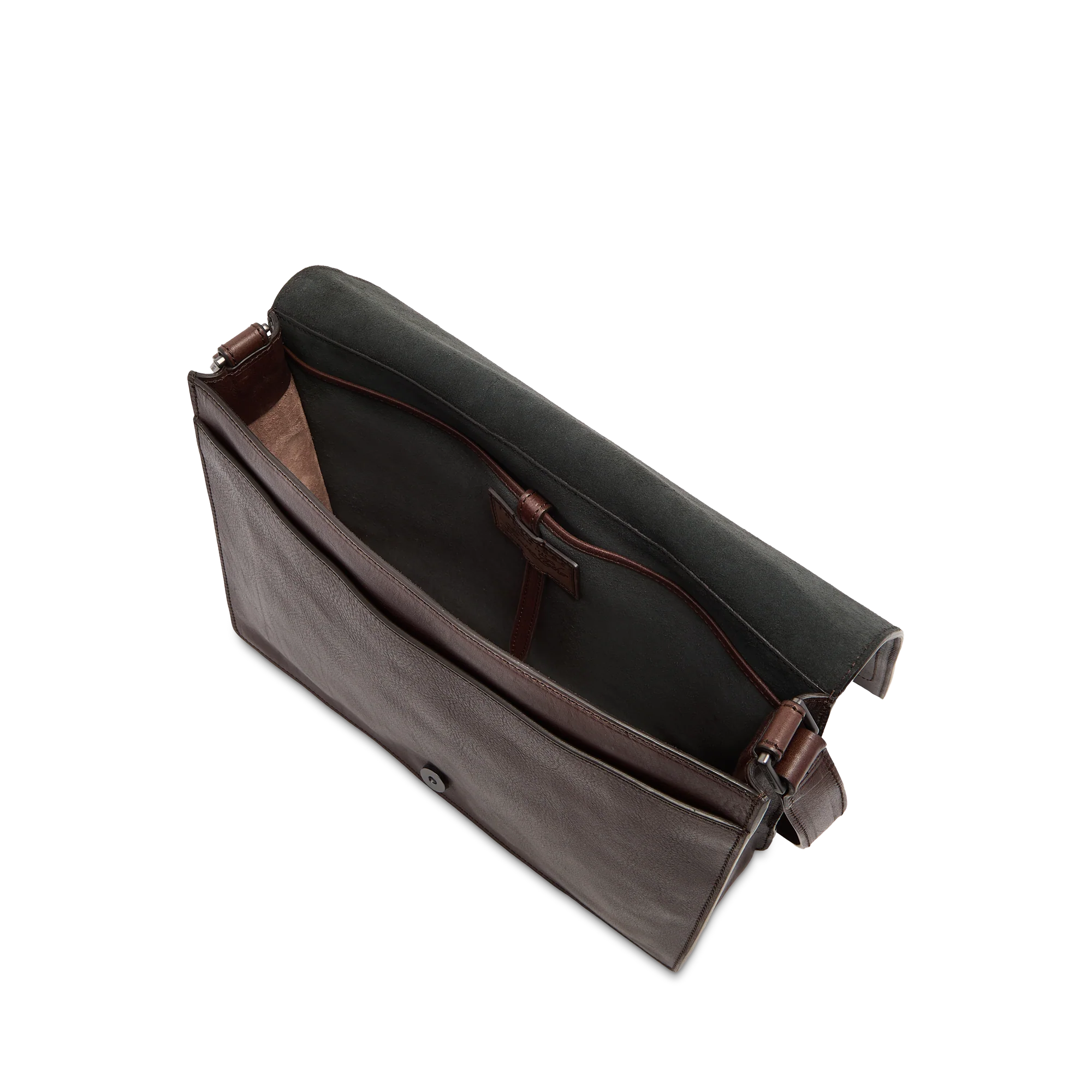 Men’s leather briefcase with shoulder strap - Image 4