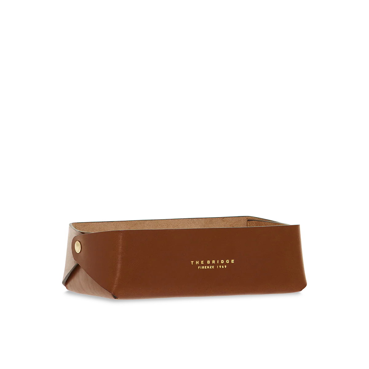 Leather valet tray