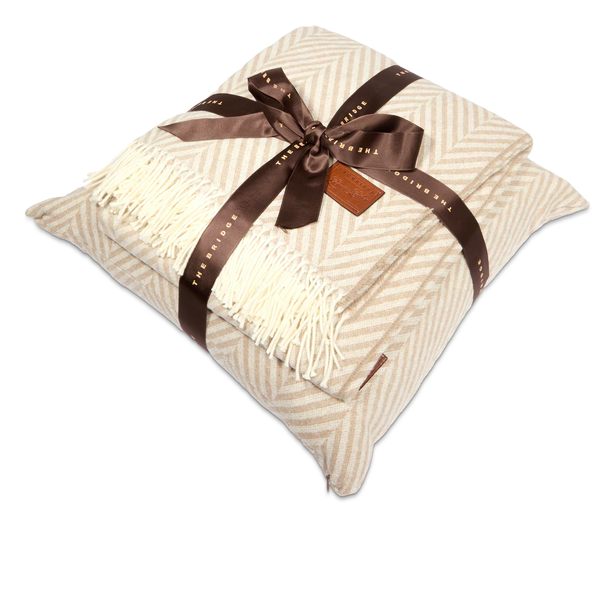 Fabric cushion and throw blanket