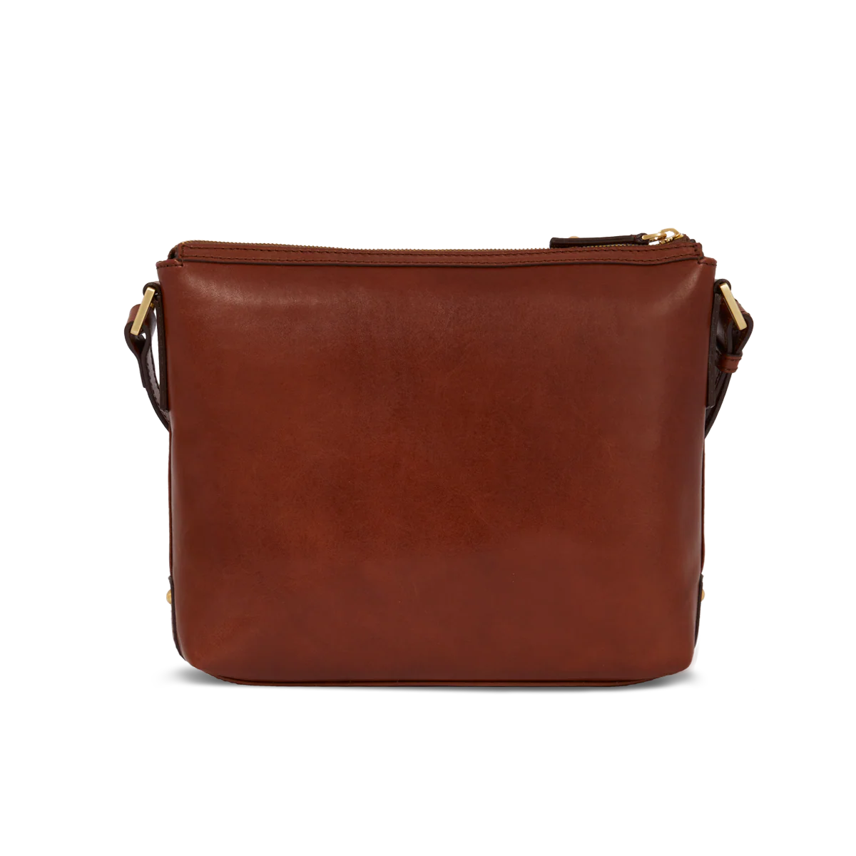 Leather shopper bag with zipper closure - Image 3
