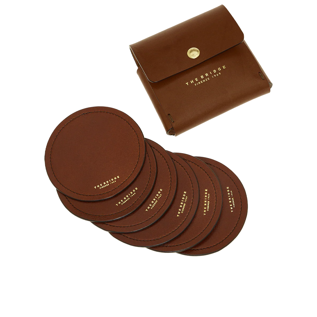 Leather coasters