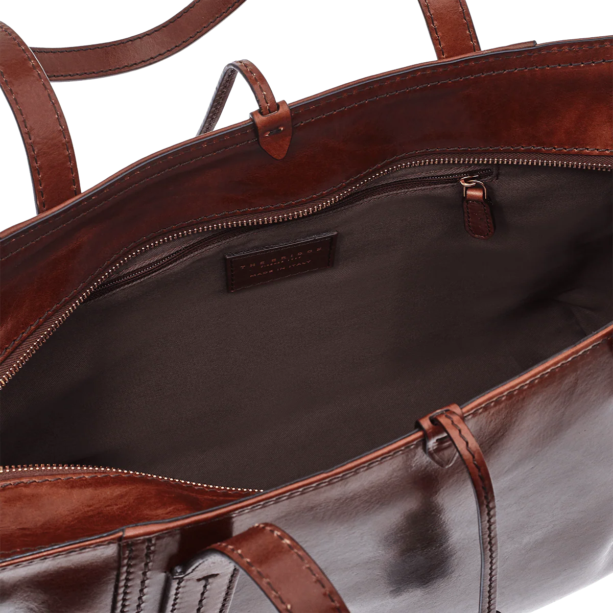 Leather shopper bag - Image 2