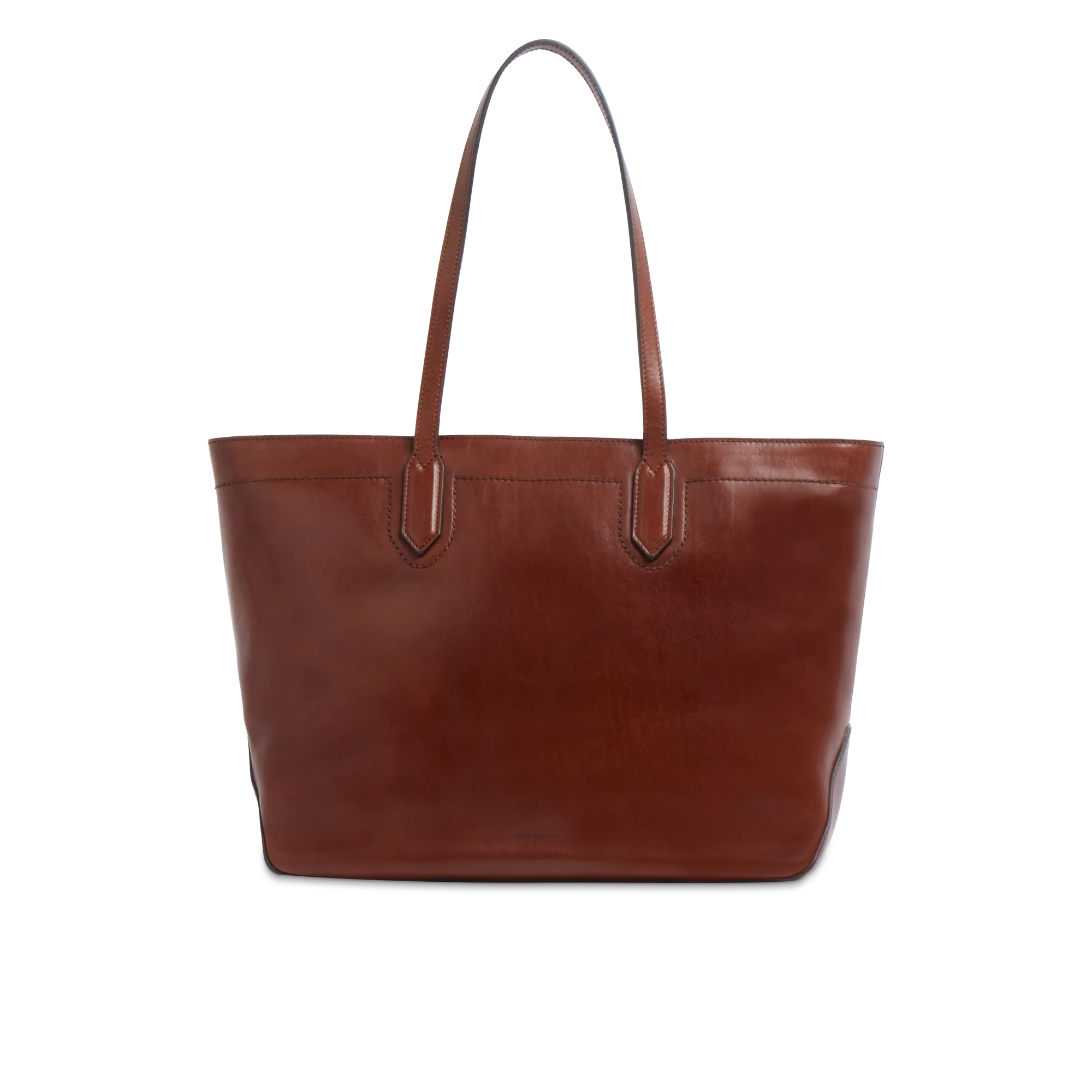 Leather shopper bag - Image 3