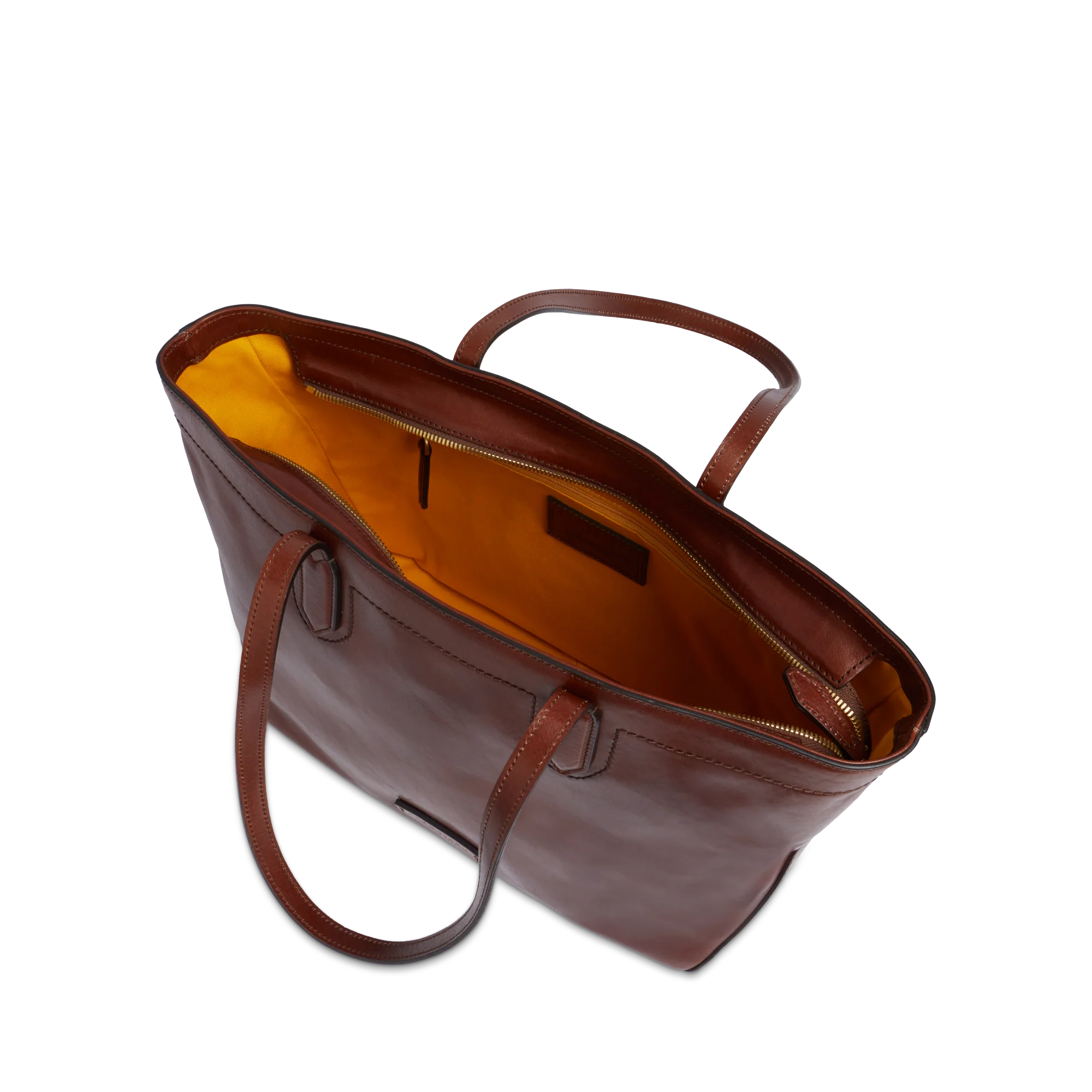 Leather shopper bag - Image 4