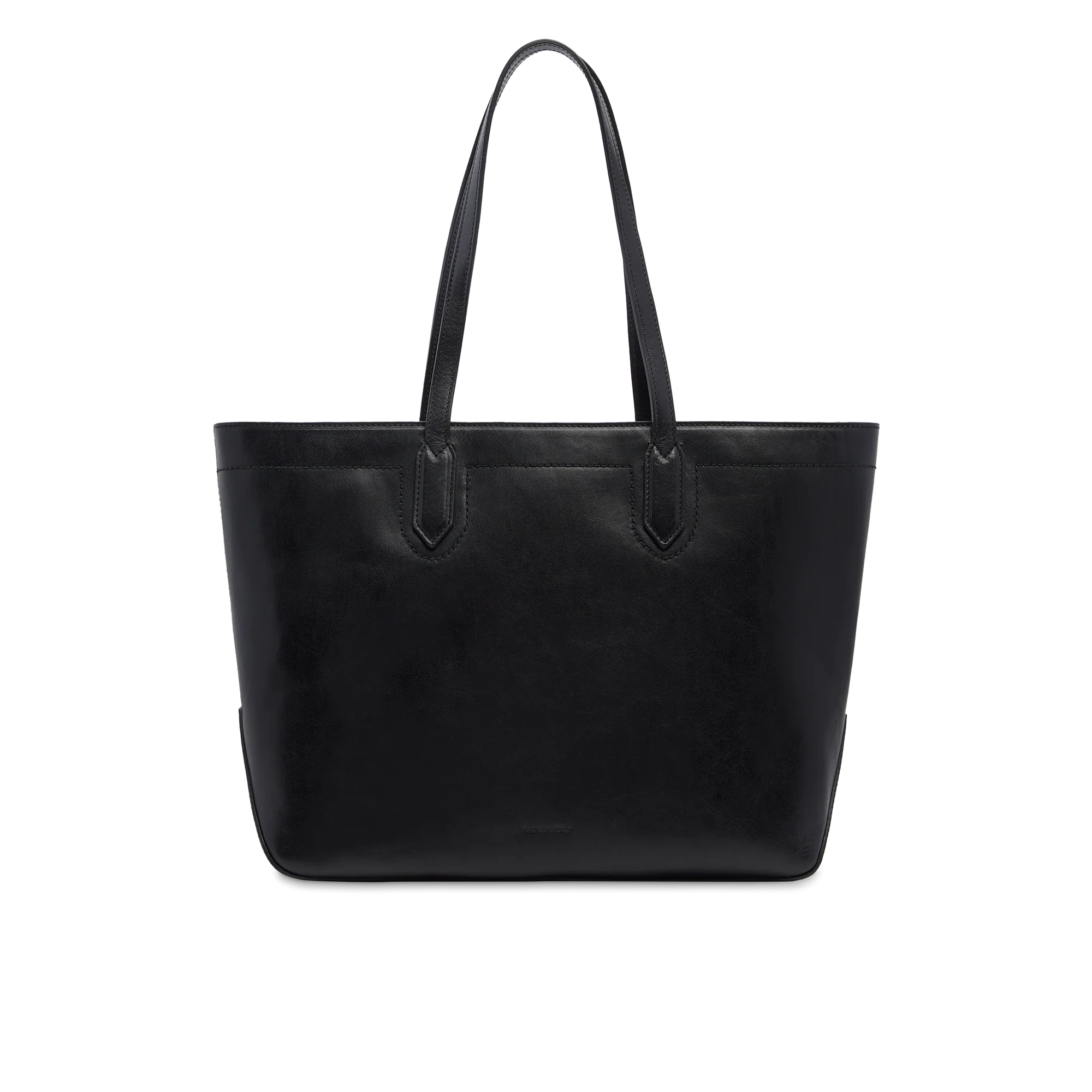 Leather shopper bag - Image 3