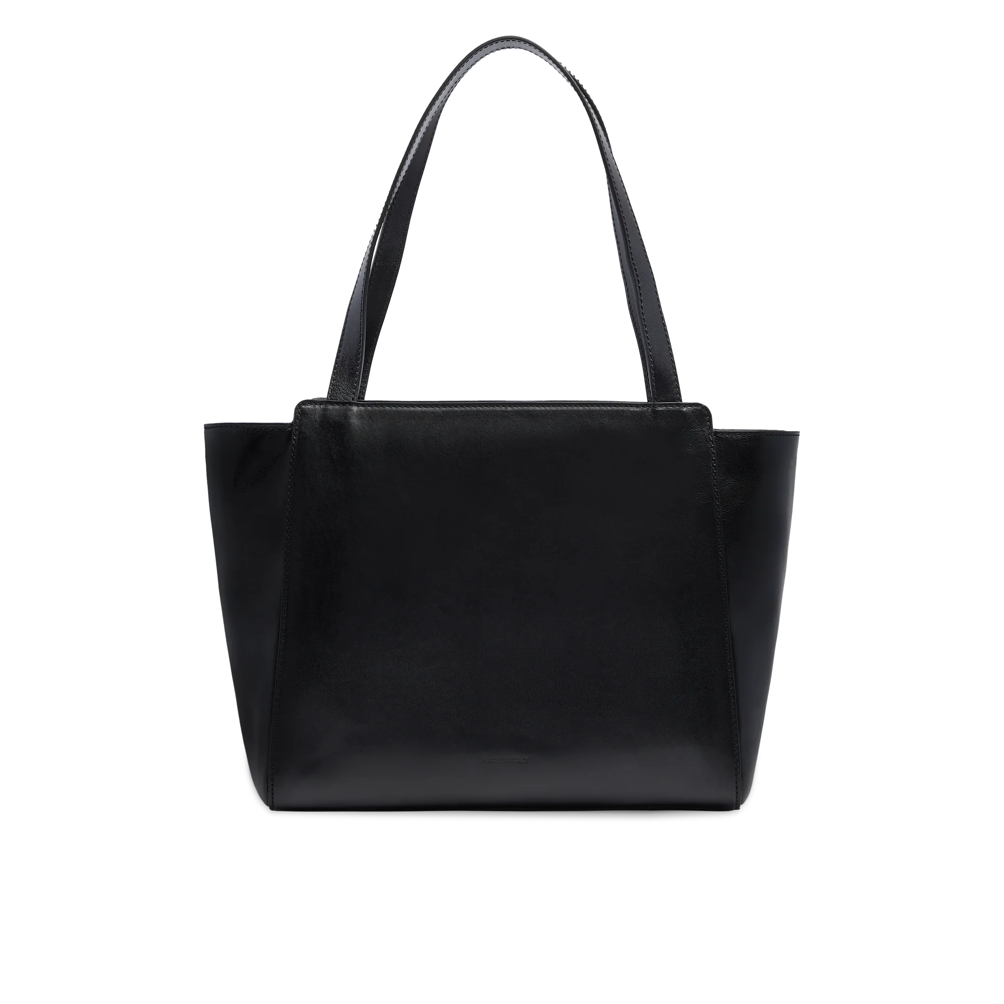 Leather shopper bag - Image 3