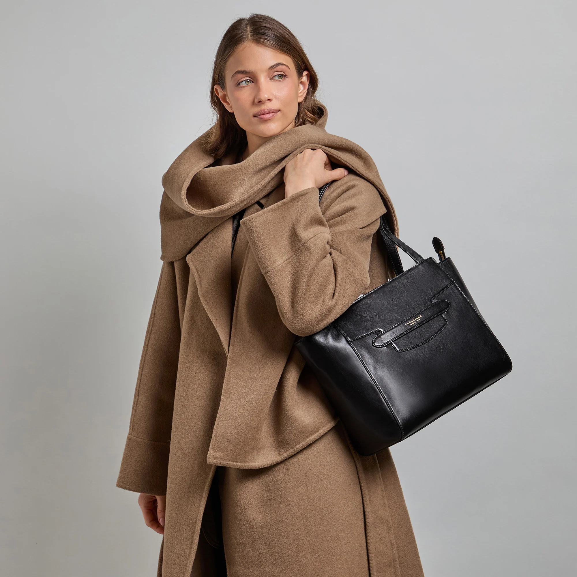 Leather shopper bag - Image 6