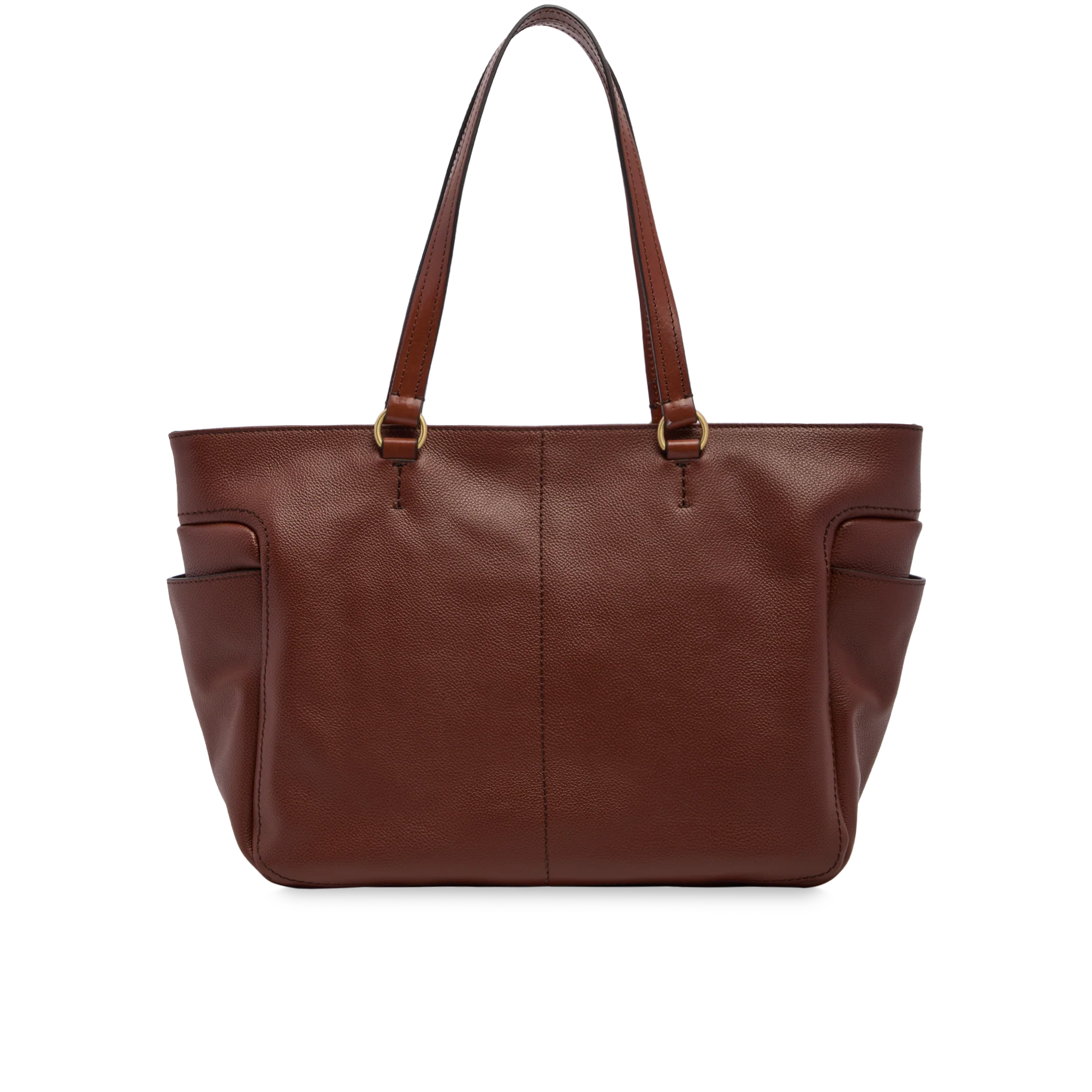 Leather shopper bag - Image 3