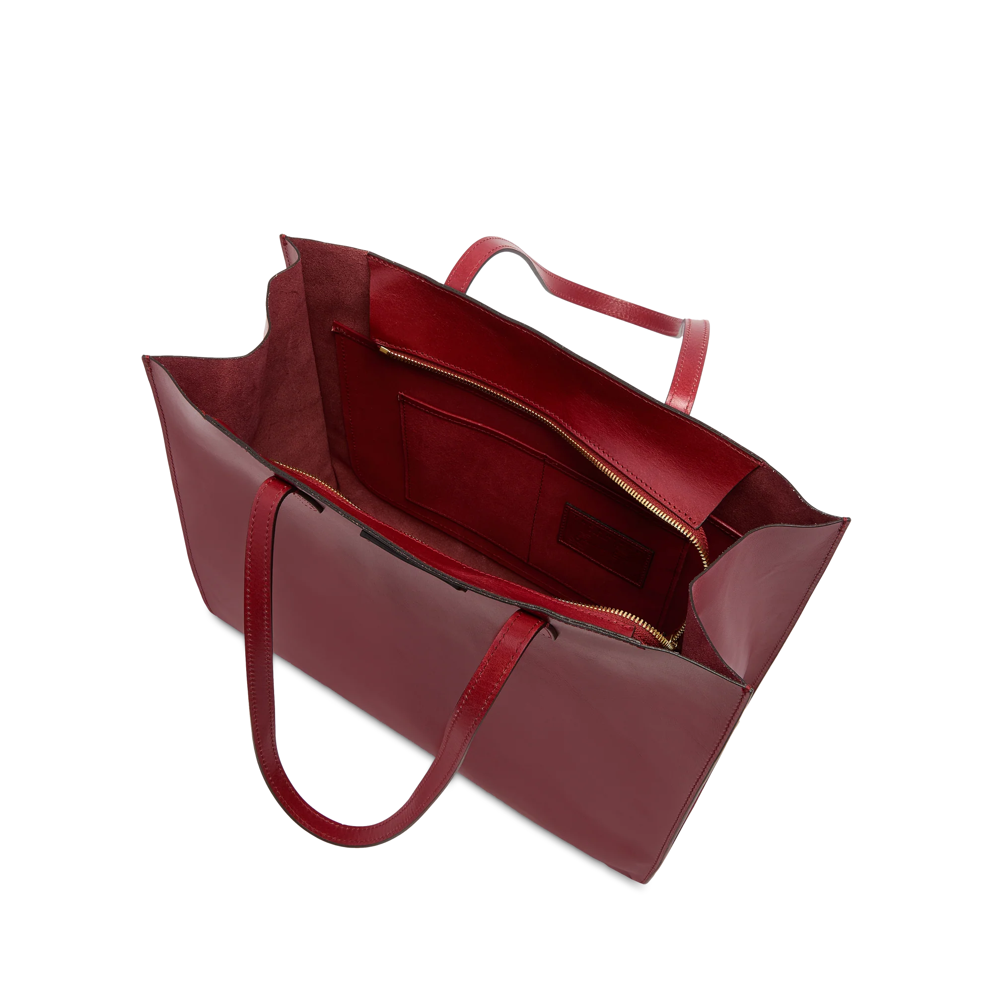 Leather shopper bag - Image 4