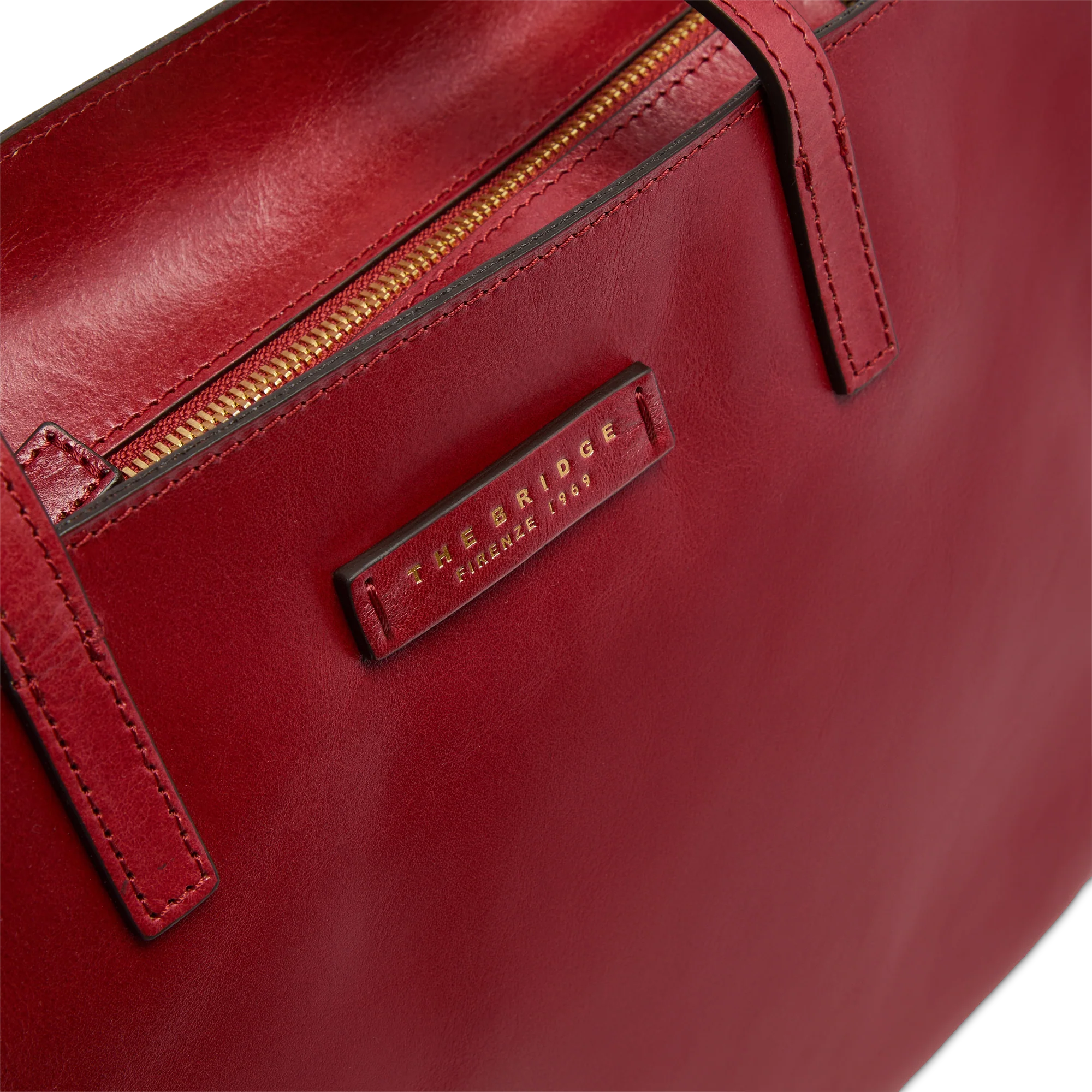 Leather shopper bag - Image 5